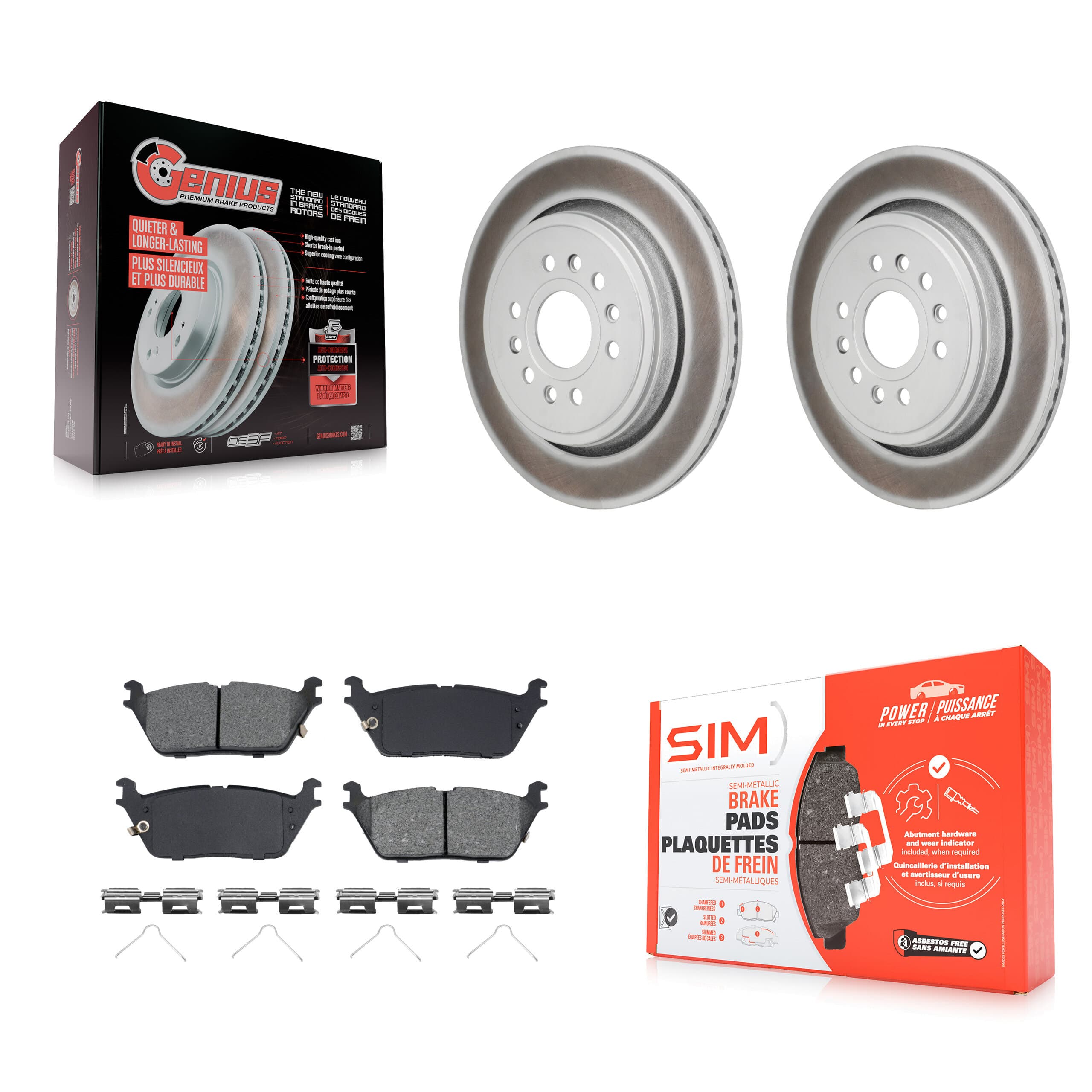 Transit Auto - KGS-102840 - Rear Disc Brake Kits image 1