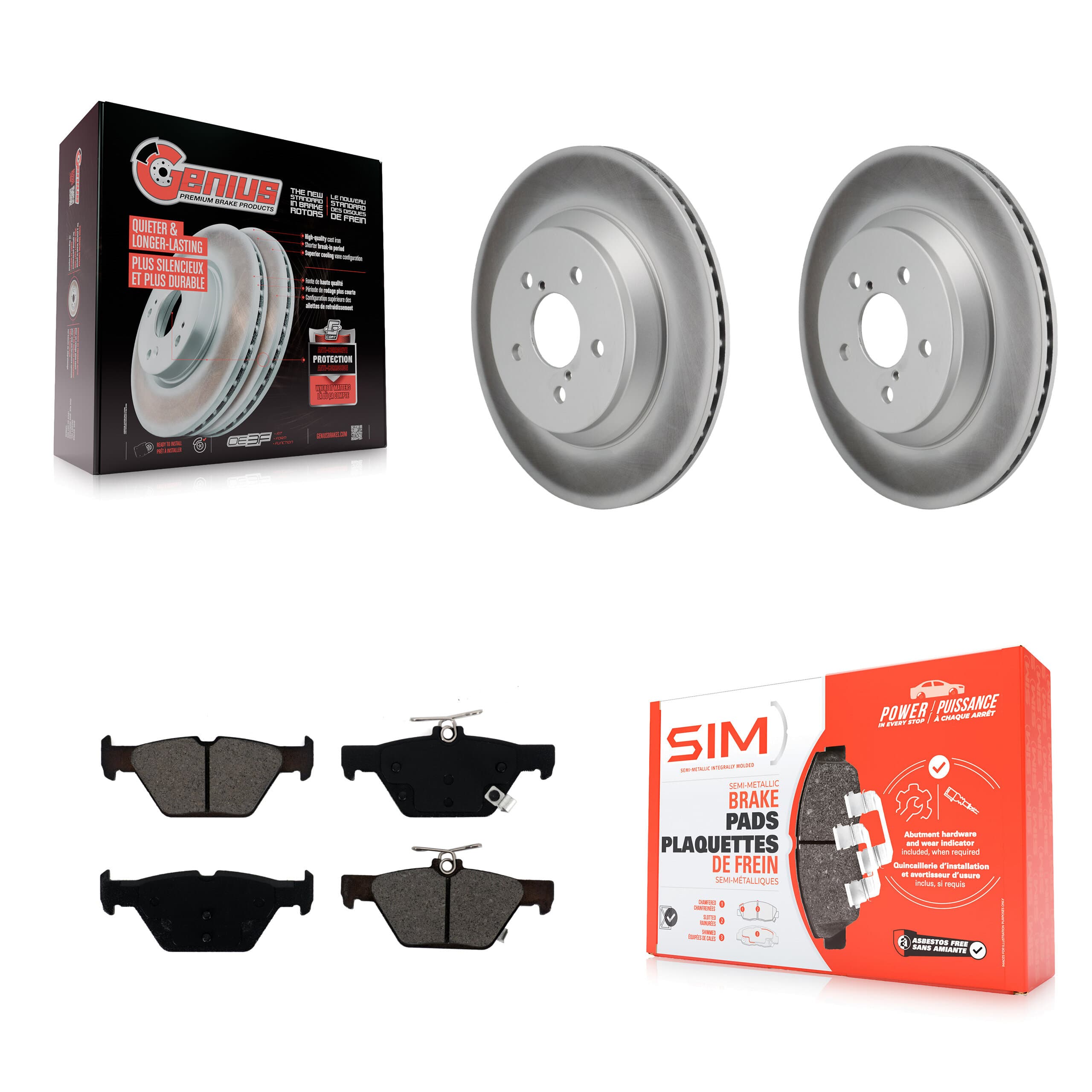 Transit Auto - KGS-102841 - Rear Disc Brake Kits image 1