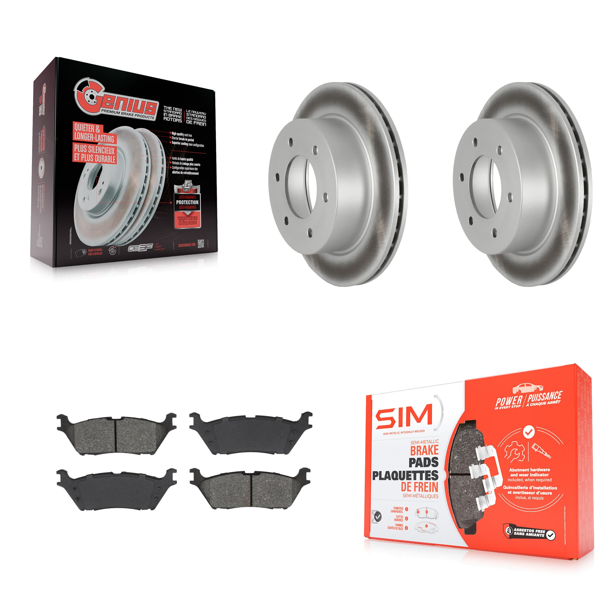 Transit Auto - KGS-102867 - Rear Disc Brake Kits image 1