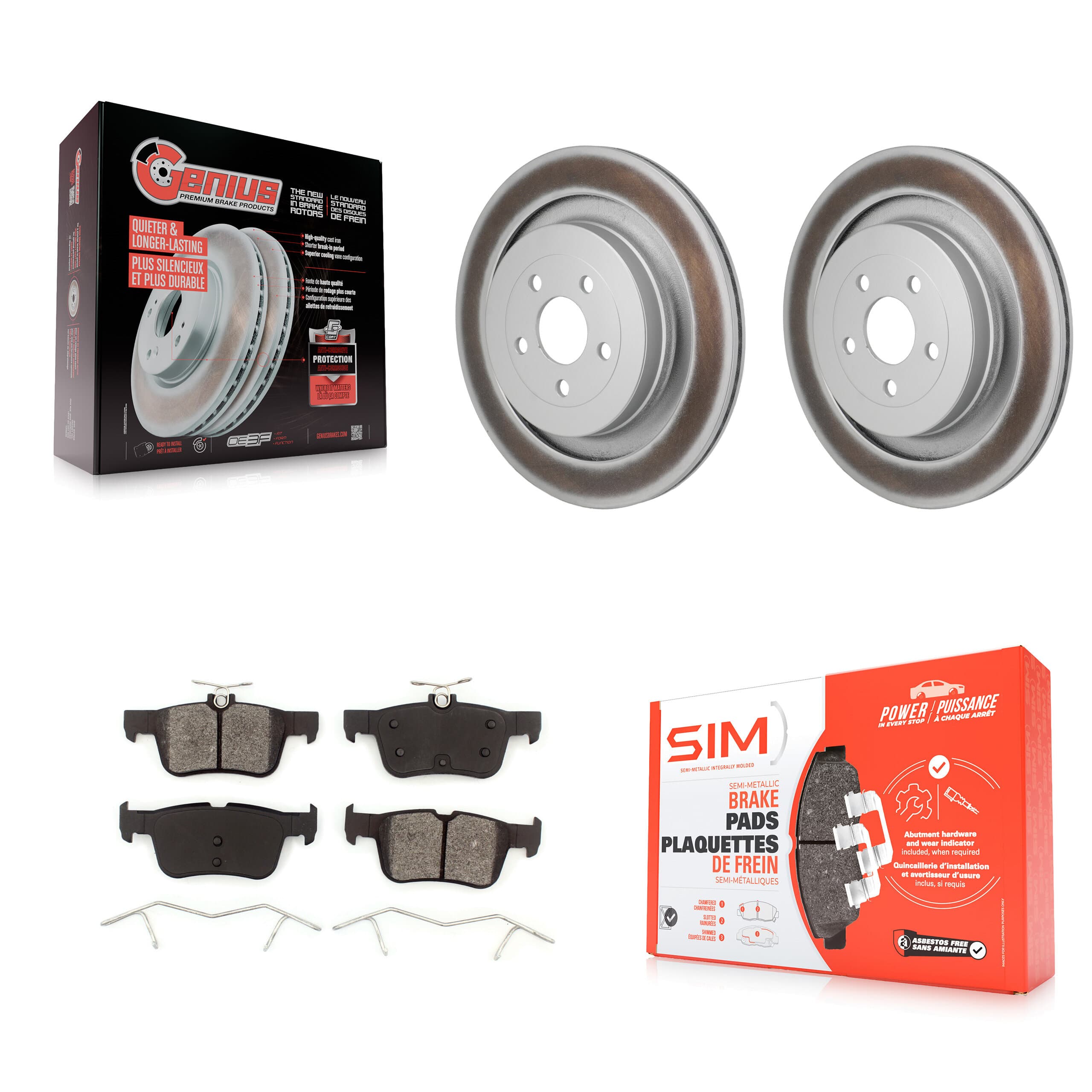 Transit Auto - KGS-102871 - Rear Disc Brake Kits image 1