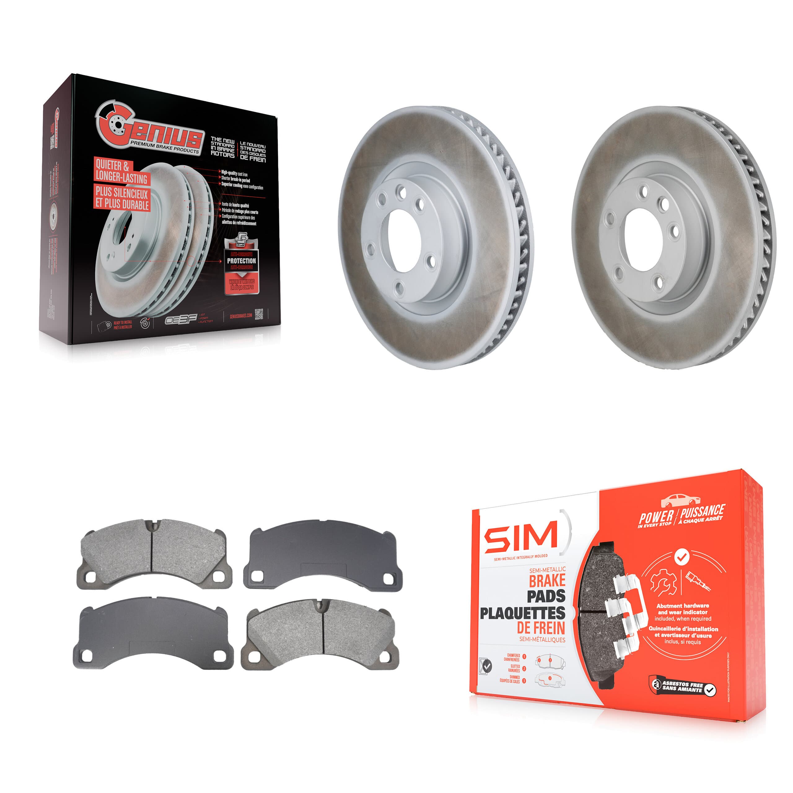 Transit Auto - KGS-102905 - Front Disc Brake Kits image 1