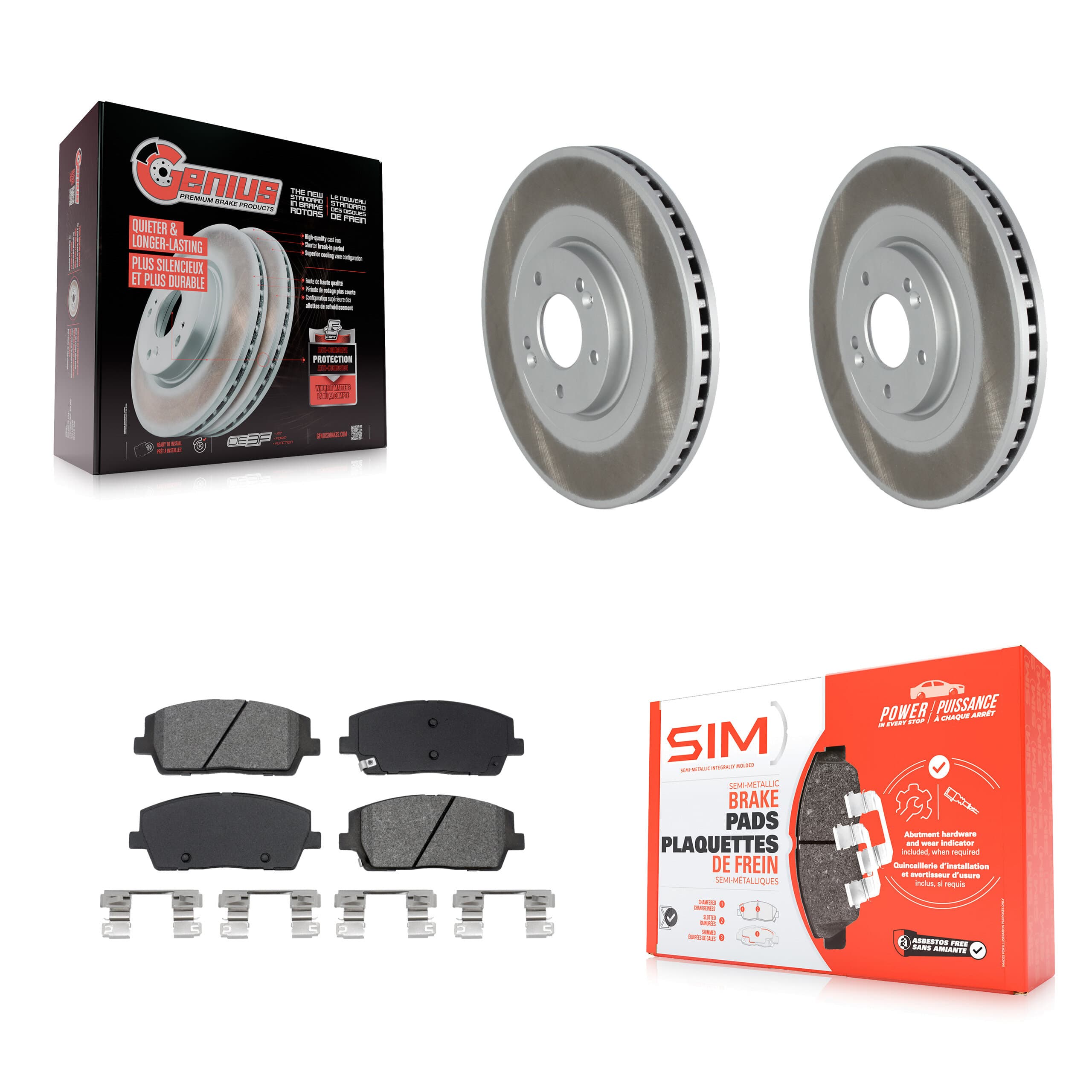 Transit Auto - KGS-102912 - Front Disc Brake Kits image 1