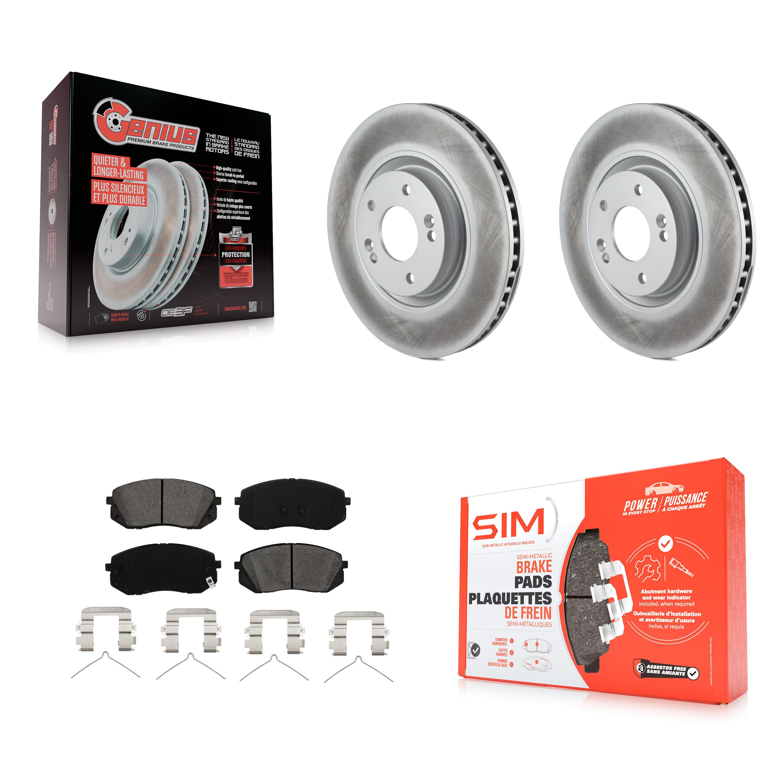 Transit Auto - KGS-103604 - Front Disc Brake Kits image 1