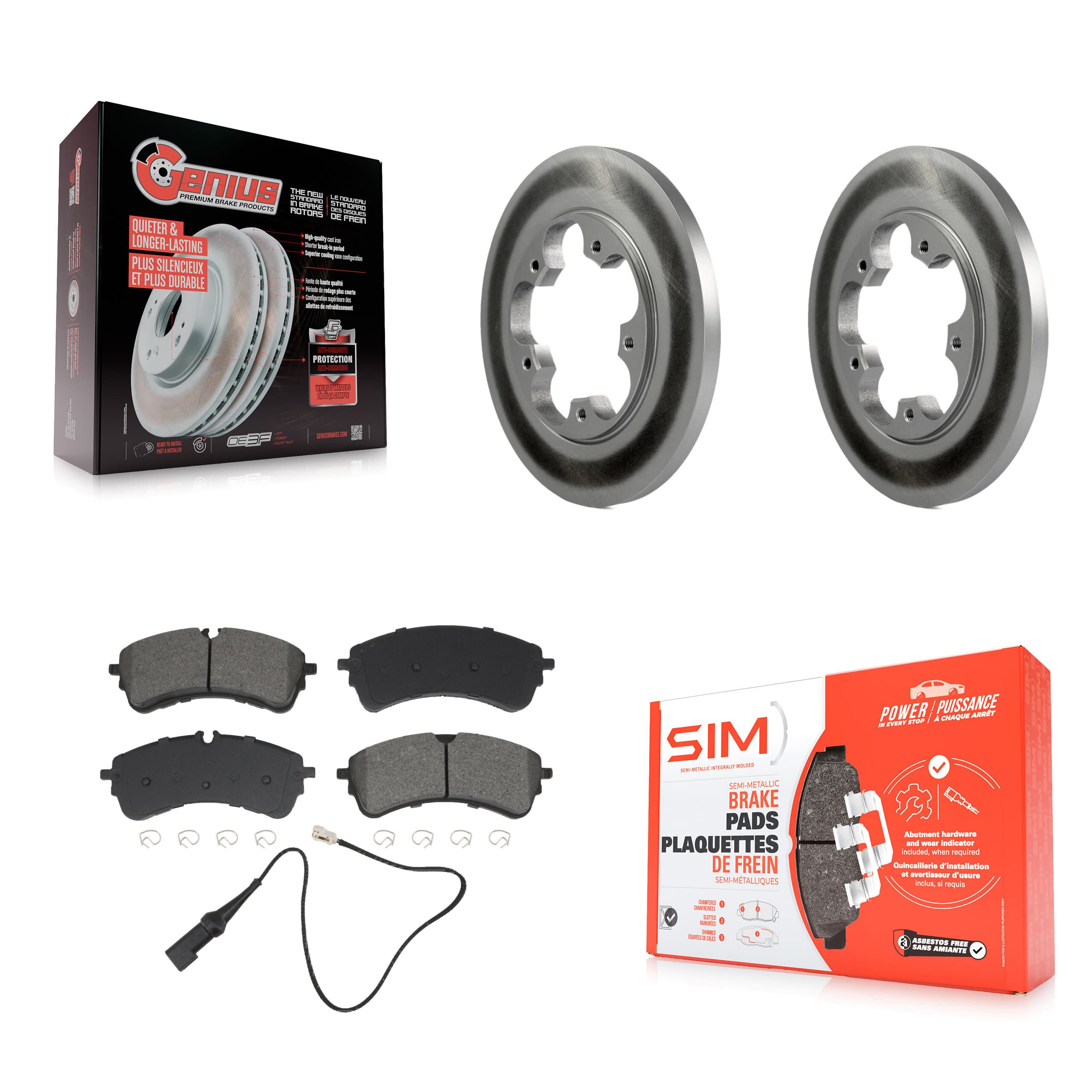 Transit Auto - KGS-103613 - Rear Disc Brake Kits image 1