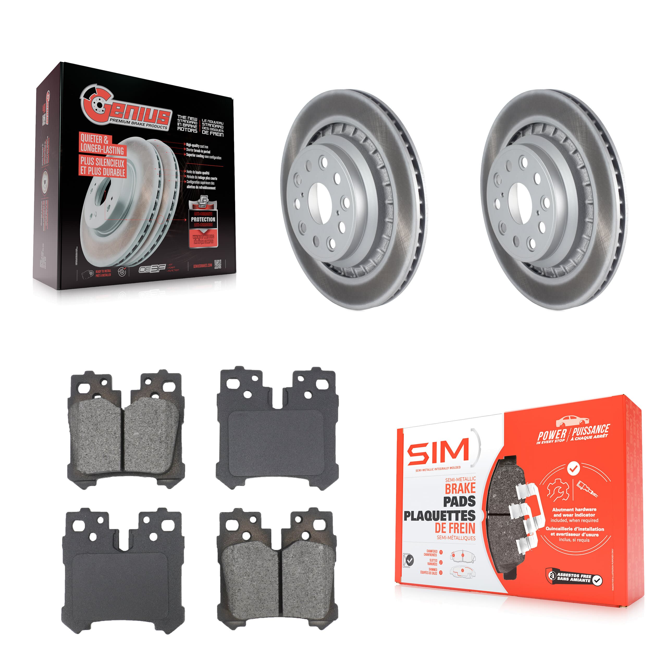 Transit Auto - KGS-103625 - Rear Disc Brake Kits image 1