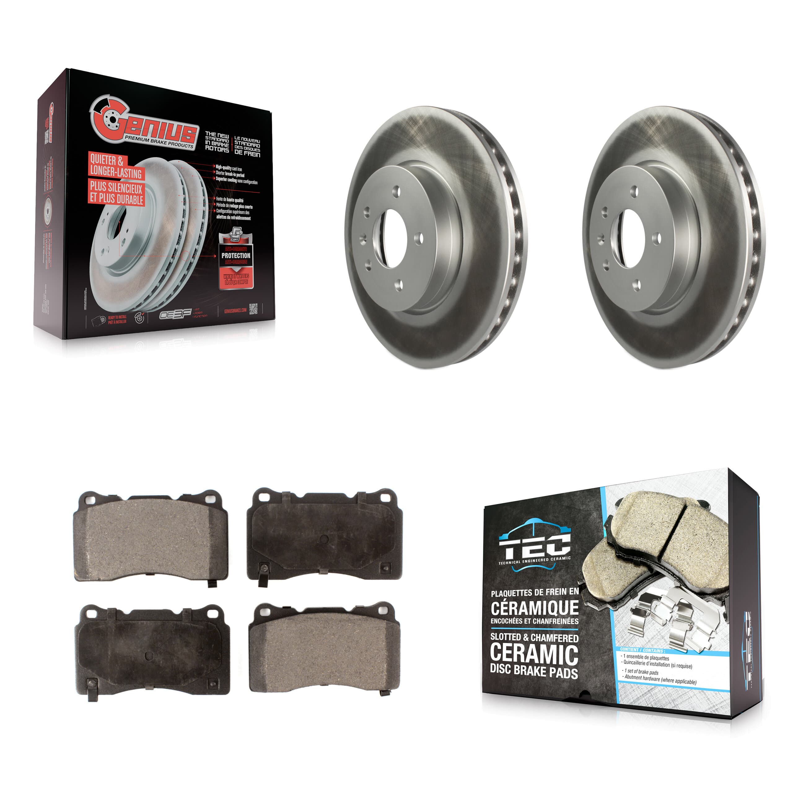 Transit Auto - KGT-100070 - Front Disc Brake Kits image 1