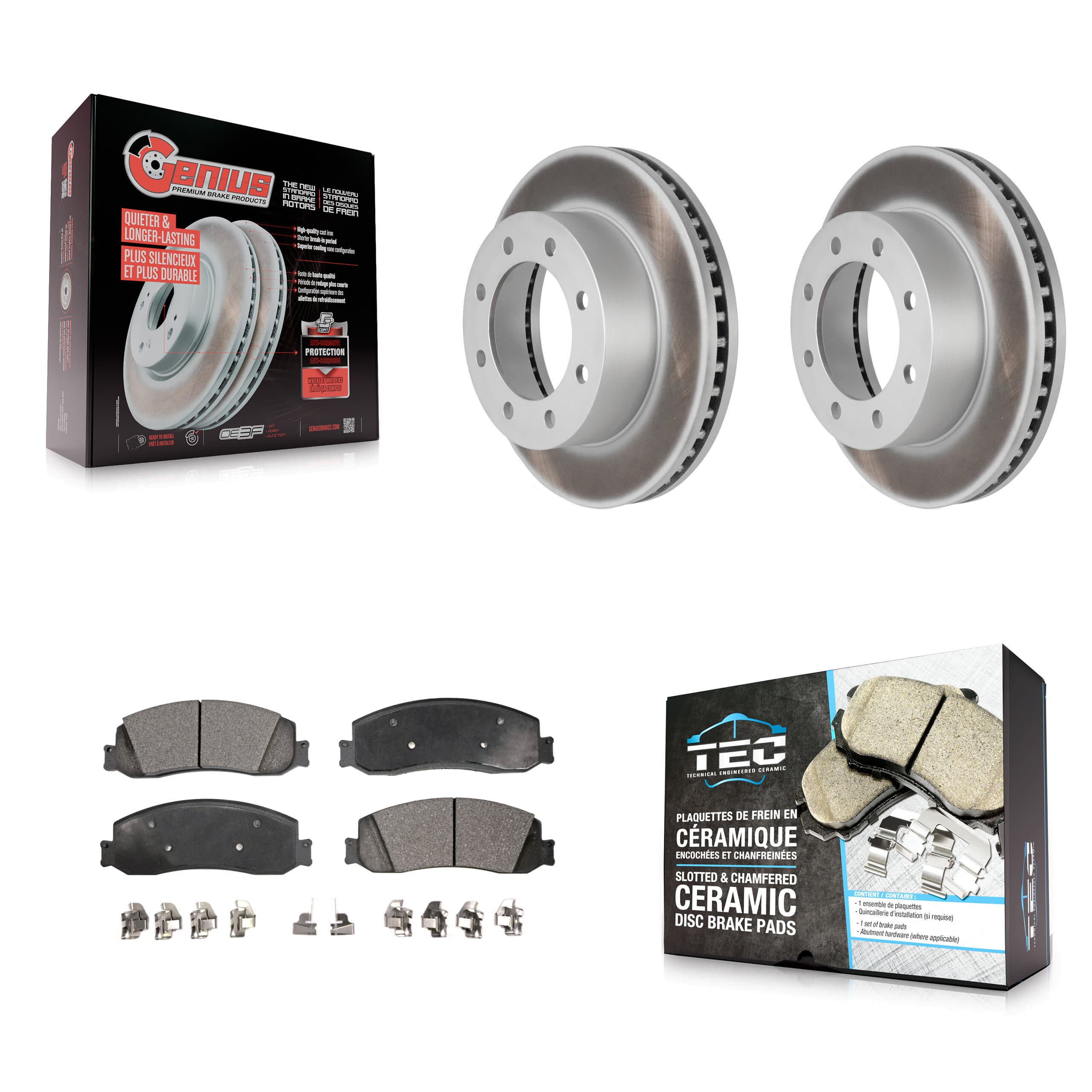 Transit Auto - KGT-100098 - Front Disc Brake Kits image 1