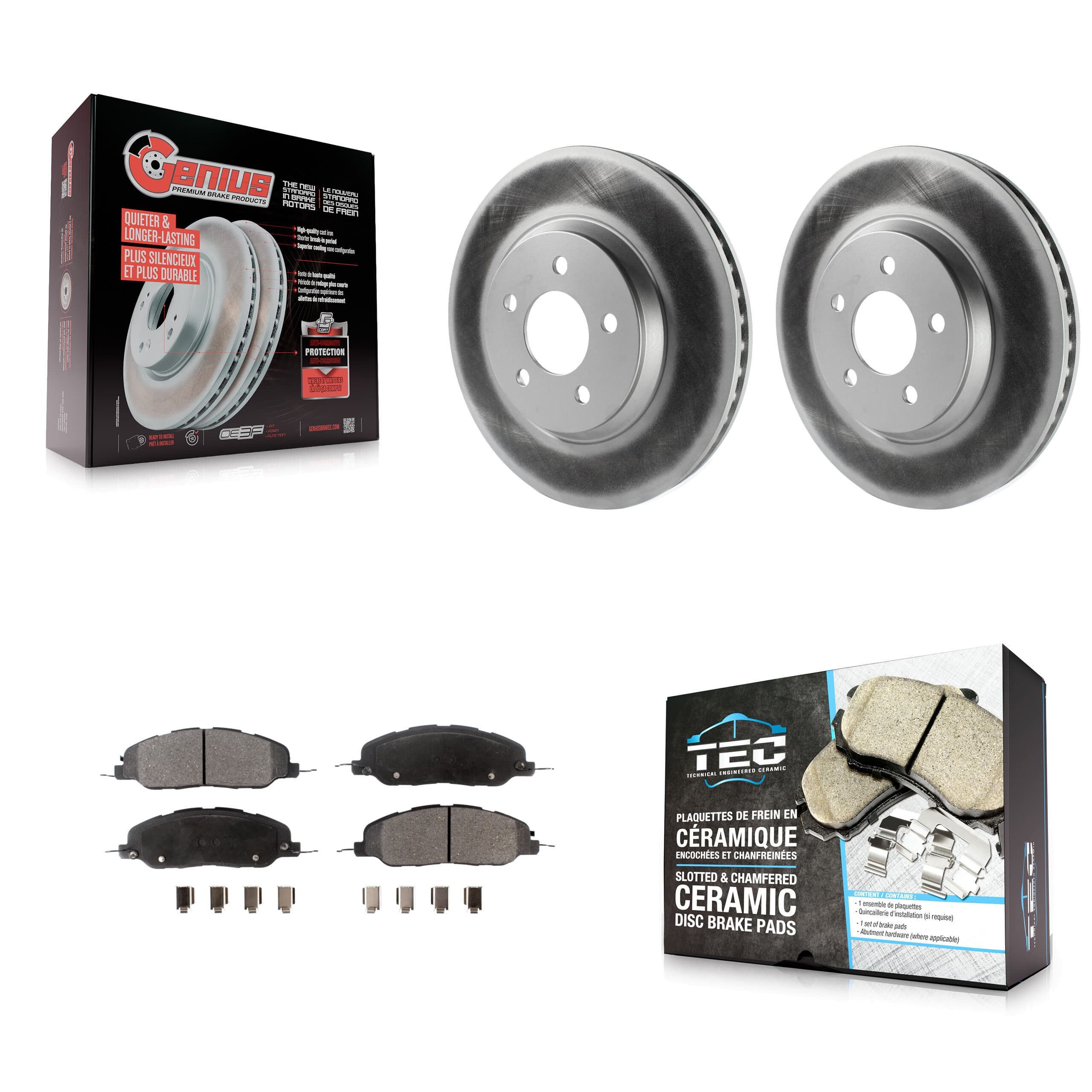 Transit Auto - KGT-100105 - Front Disc Brake Kits image 1