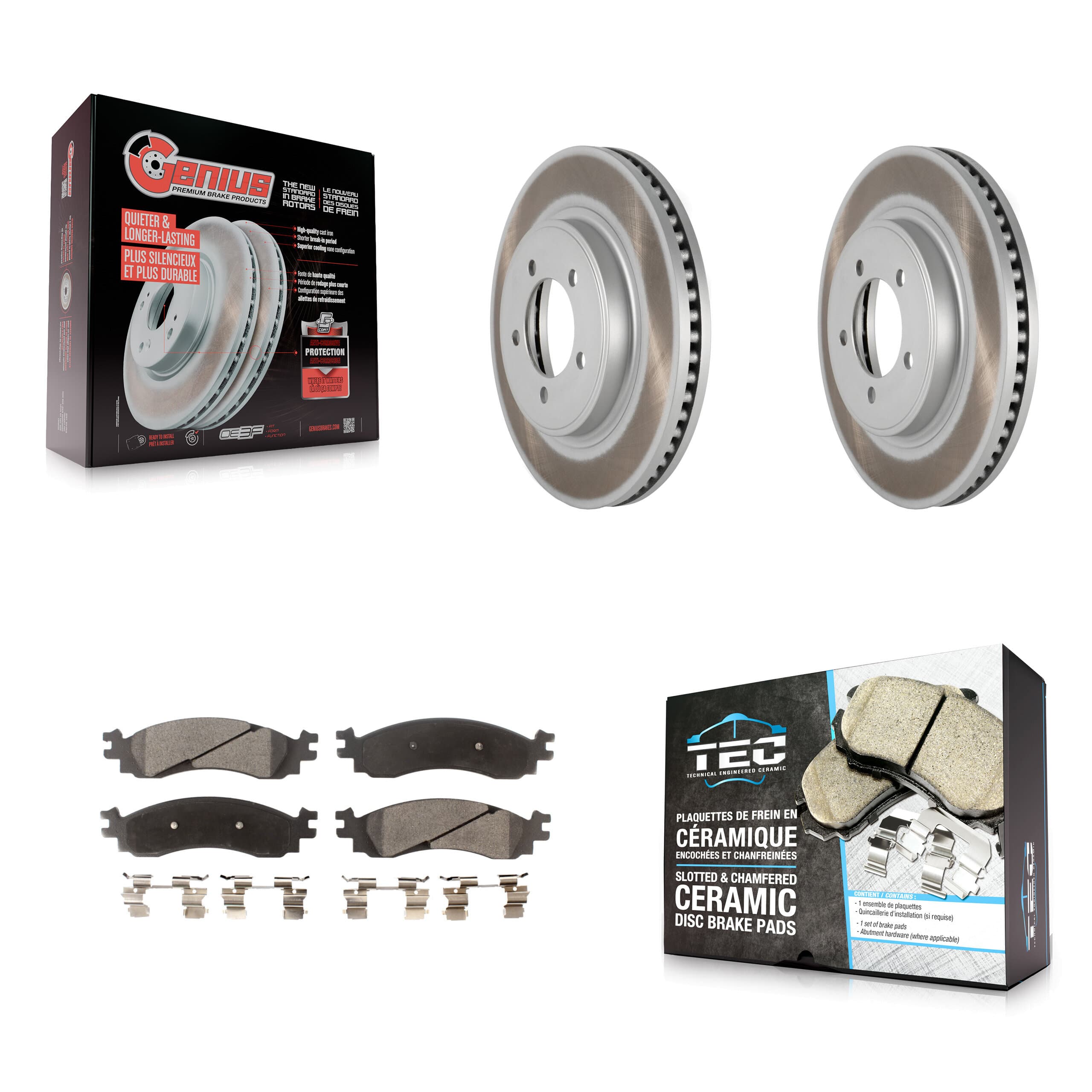 Transit Auto - KGT-100107 - Front Disc Brake Kits image 1