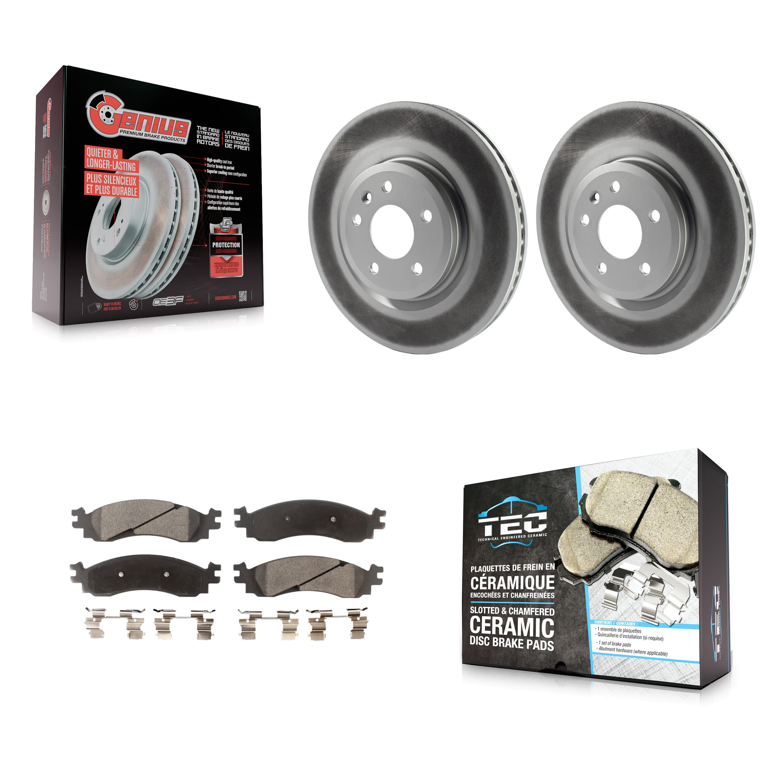 Transit Auto - KGT-100117 - Front Disc Brake Kits image 1