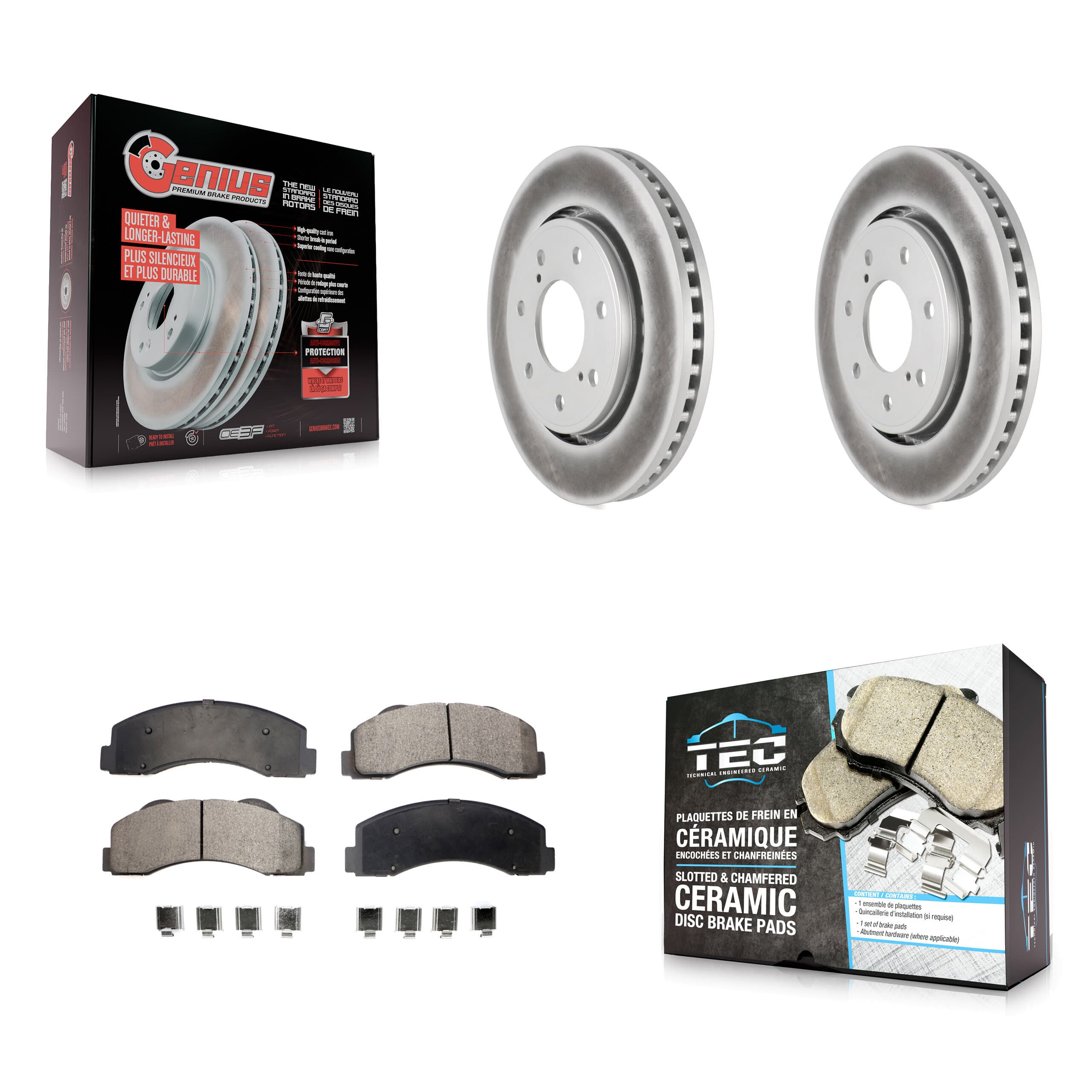 Transit Auto - KGT-100122 - Front Disc Brake Kits image 1