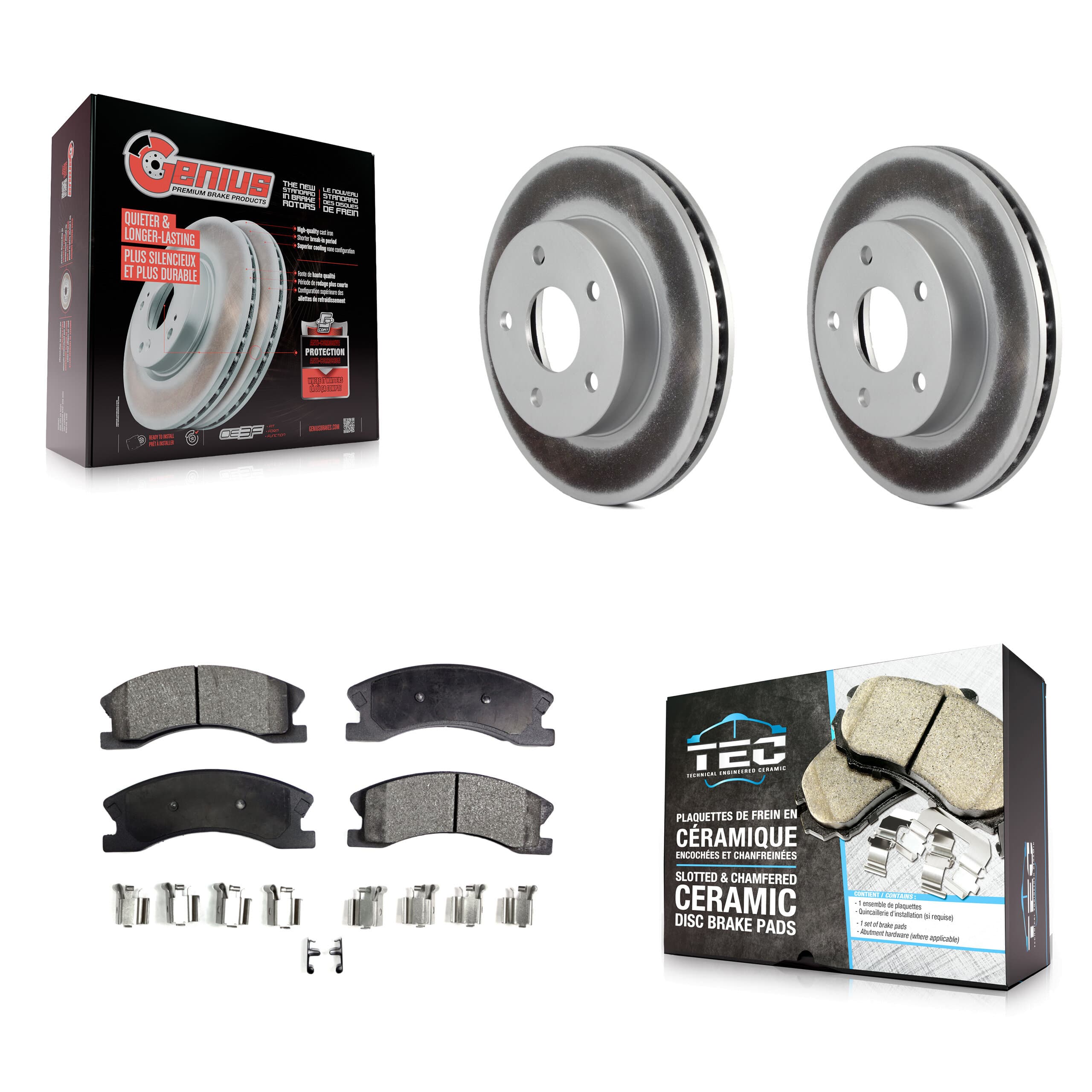 Transit Auto - KGT-100142 - Front Disc Brake Kits image 1