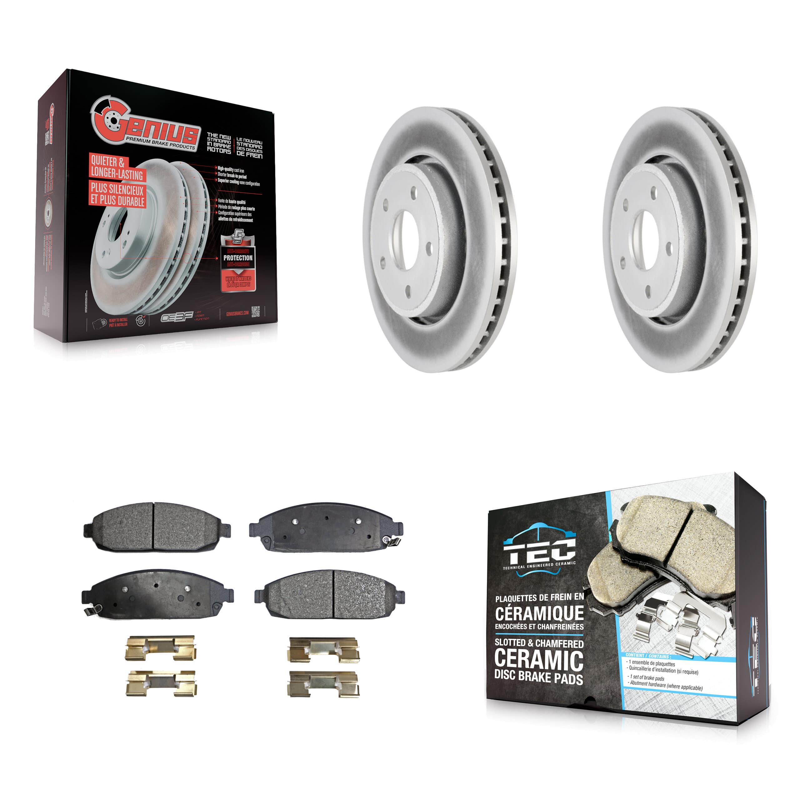 Transit Auto - KGT-100163 - Front Disc Brake Kits image 1