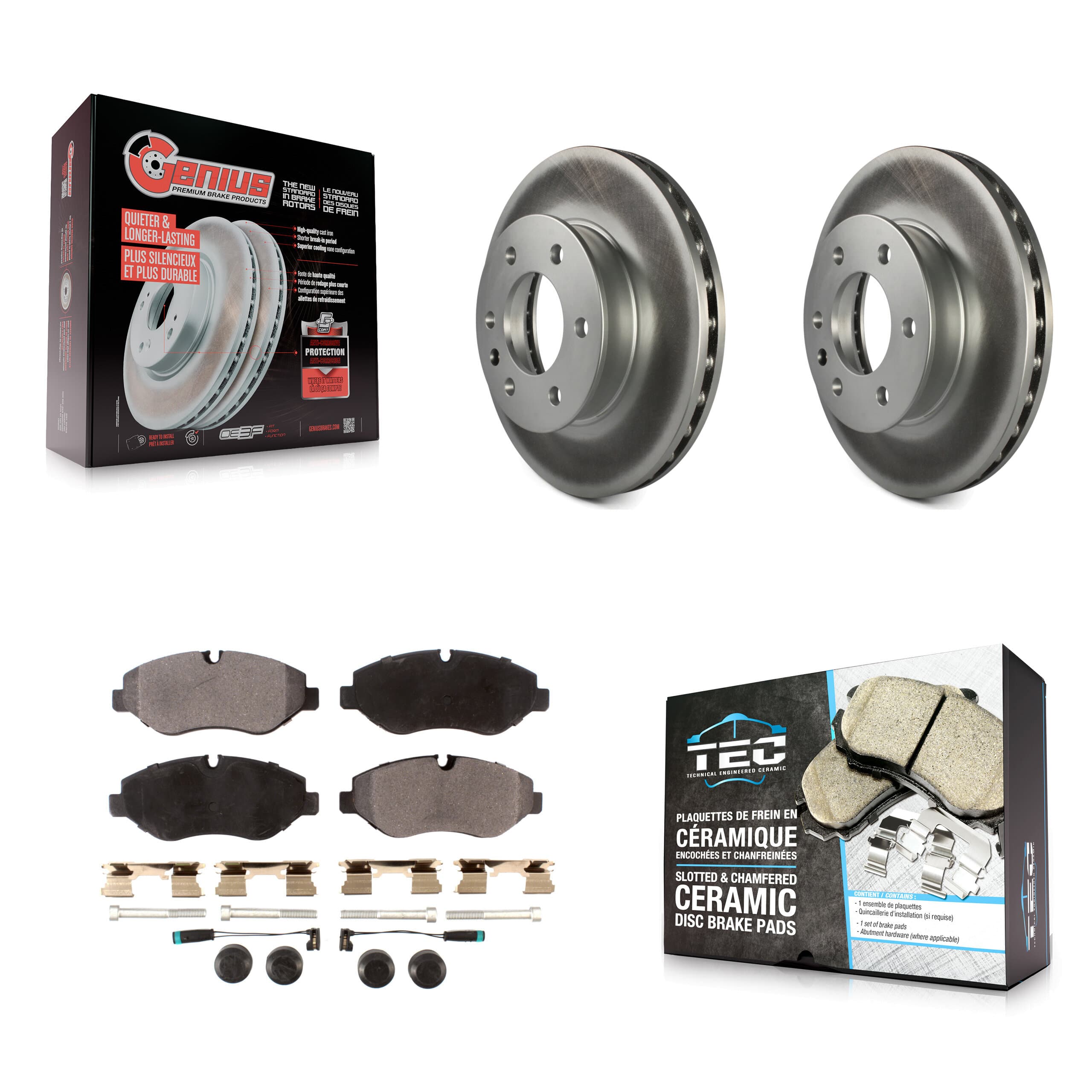 Transit Auto - KGT-100170 - Front Disc Brake Kits image 1