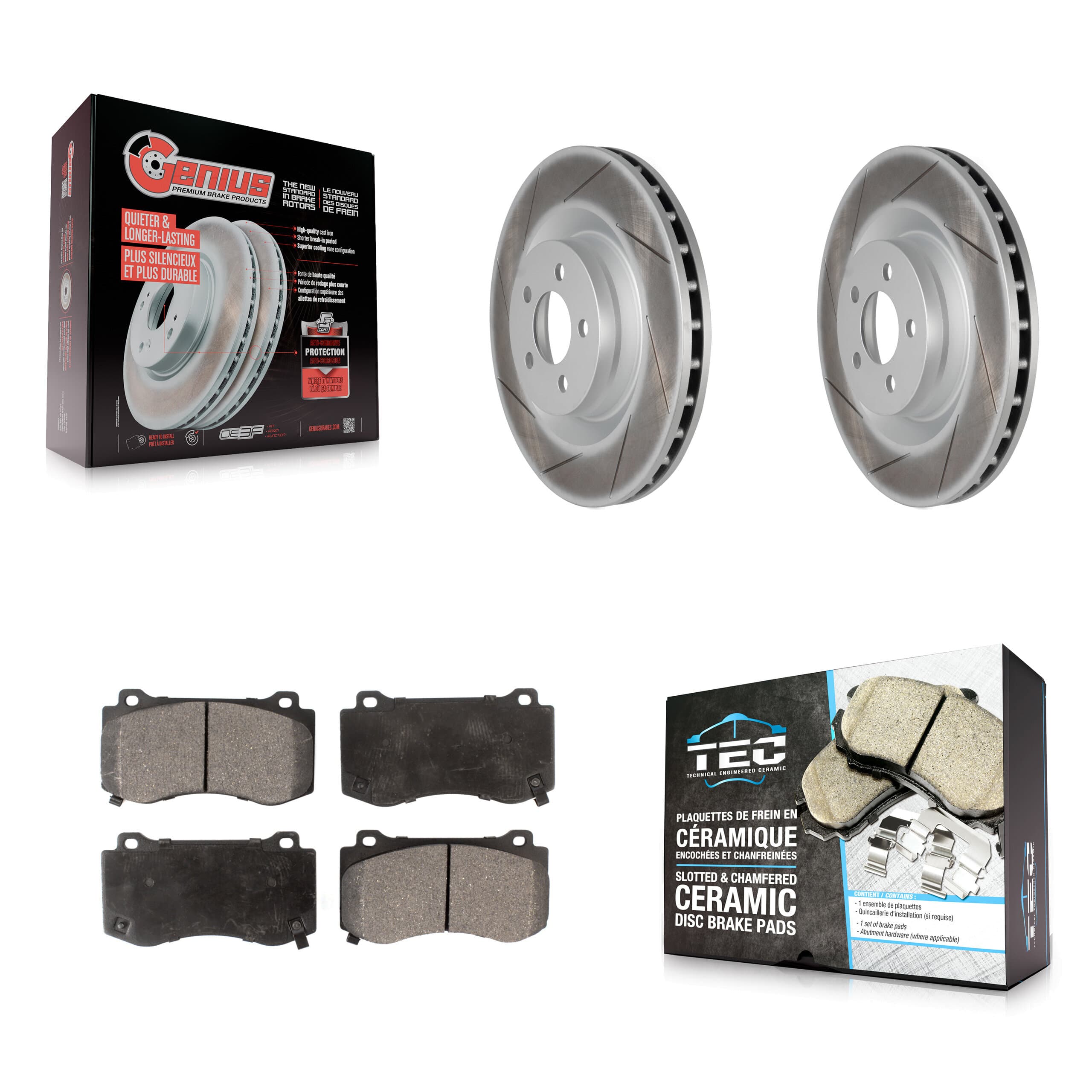 Transit Auto - KGT-100173 - Front Disc Brake Kits image 1