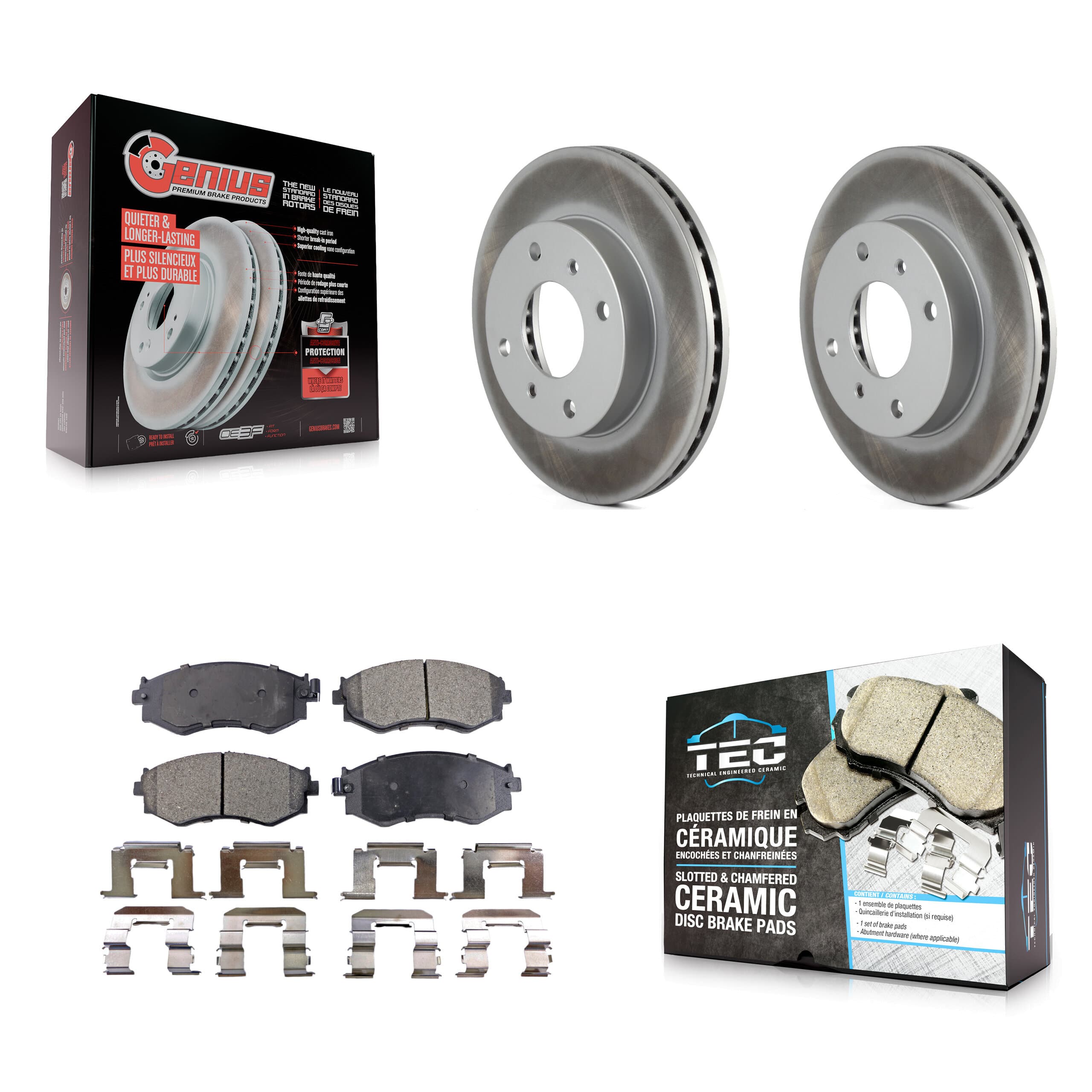 Transit Auto - KGT-100185 - Front Disc Brake Kits image 1