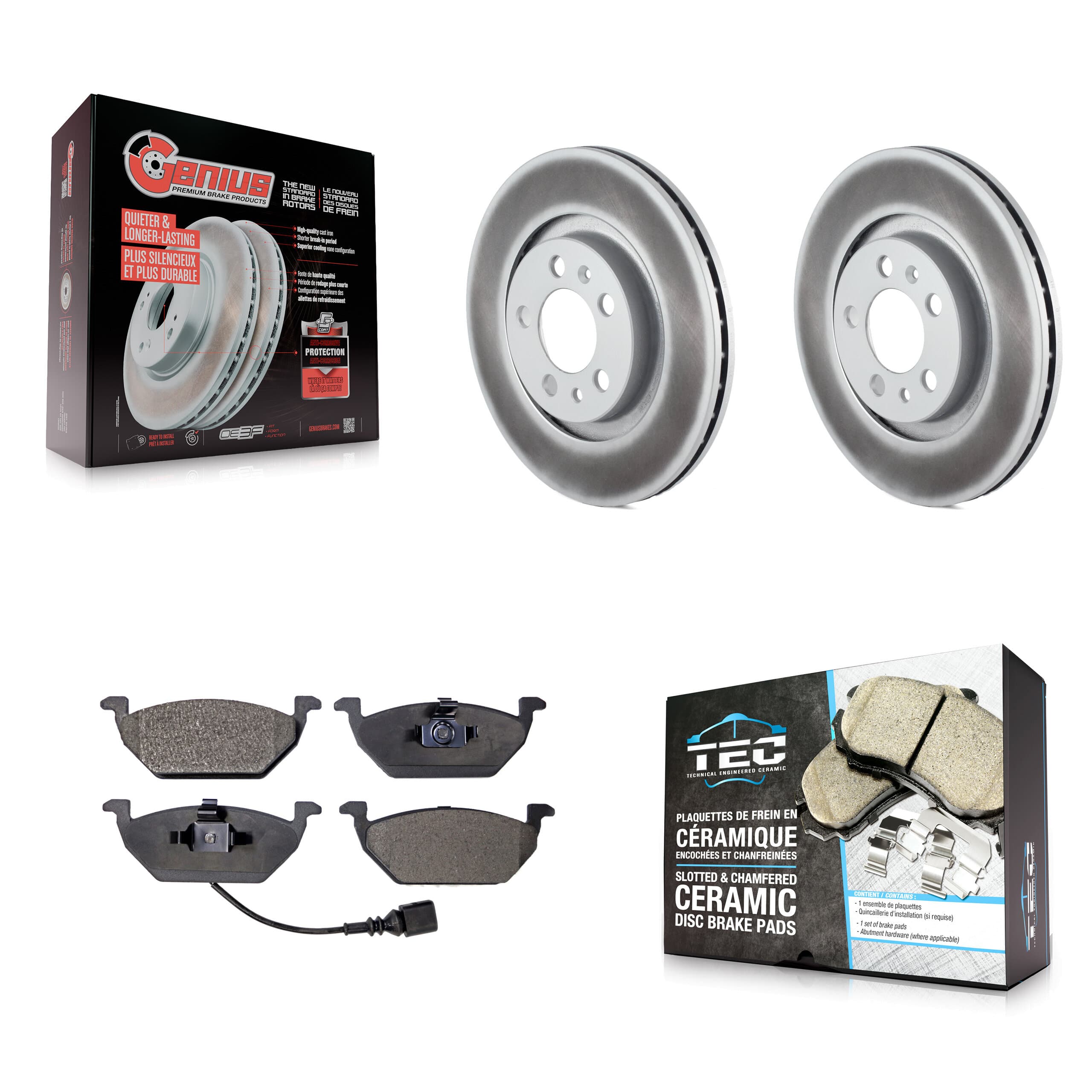 Transit Auto - KGT-100224 - Front Disc Brake Kits image 1