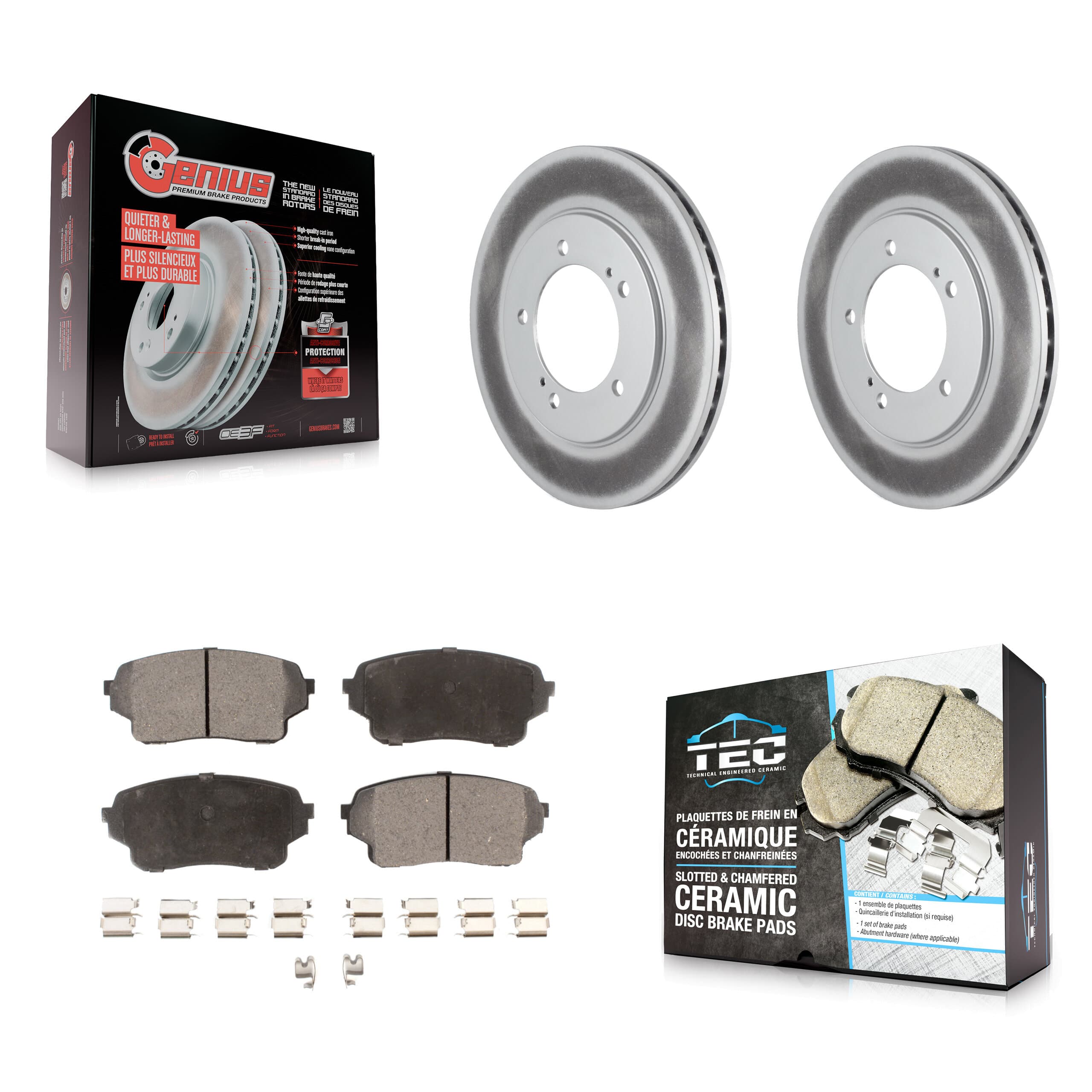 Transit Auto - KGT-100240 - Front Disc Brake Kits image 1