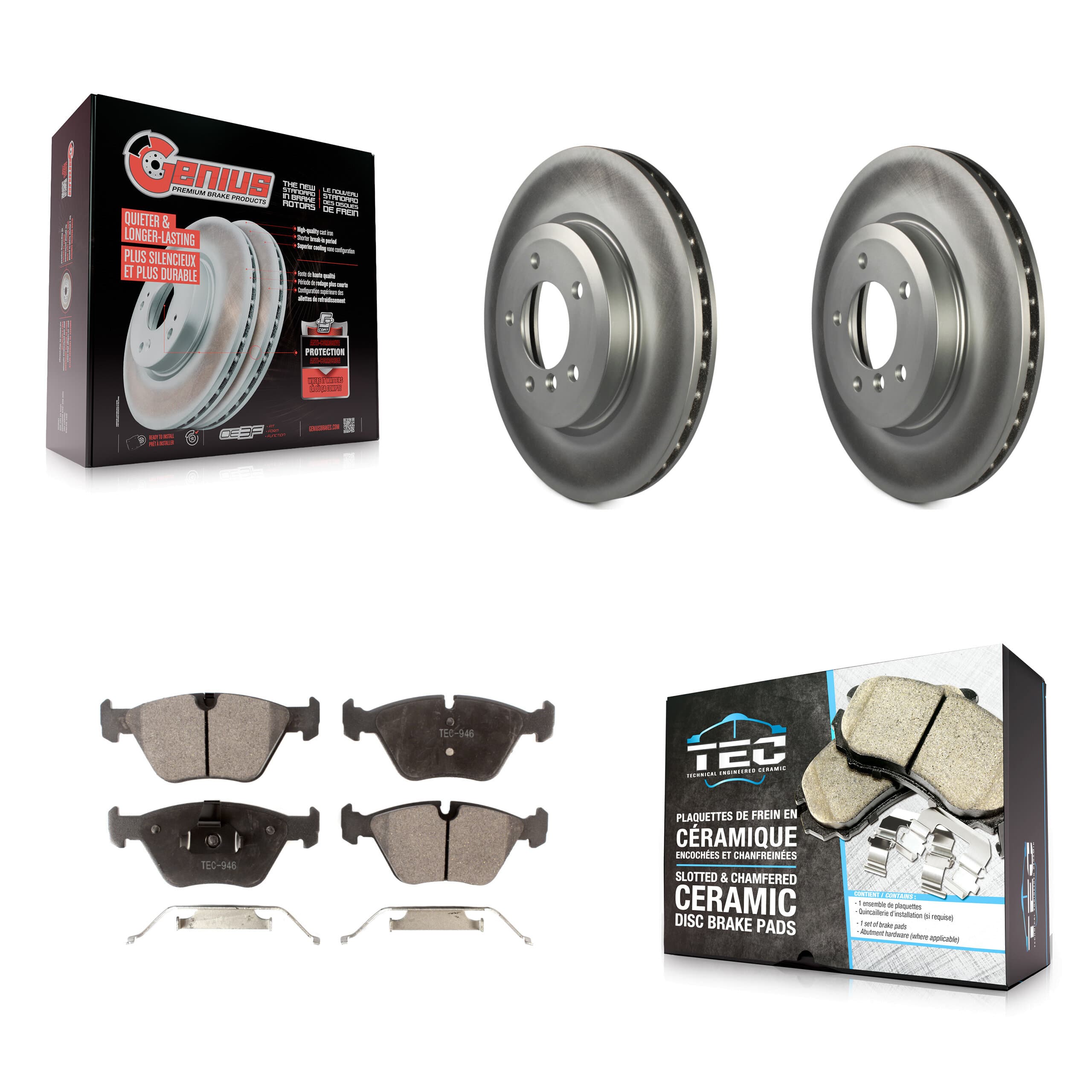 Transit Auto - KGT-100284 - Front Disc Brake Kits image 1