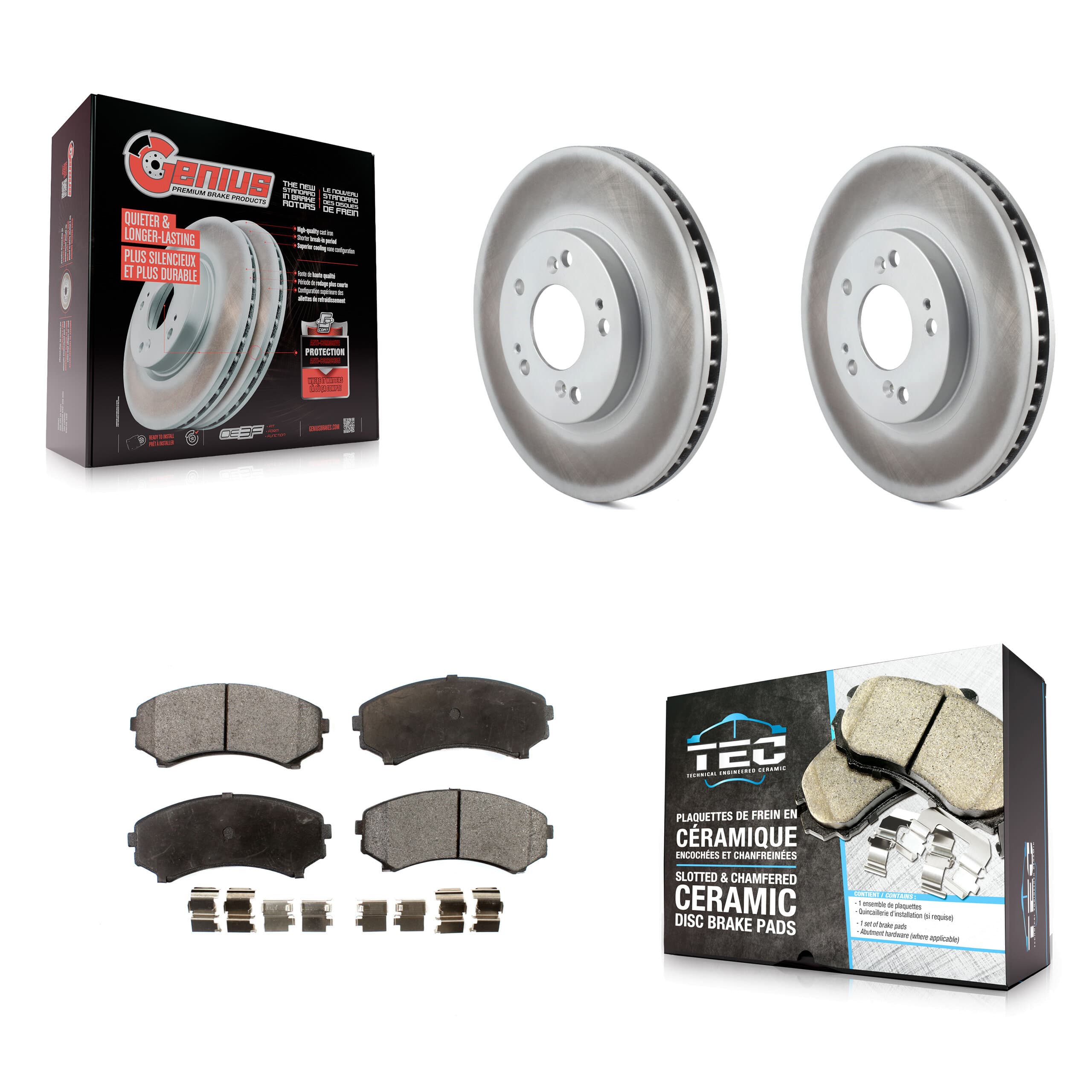 Transit Auto - KGT-100304 - Front Disc Brake Kits image 1