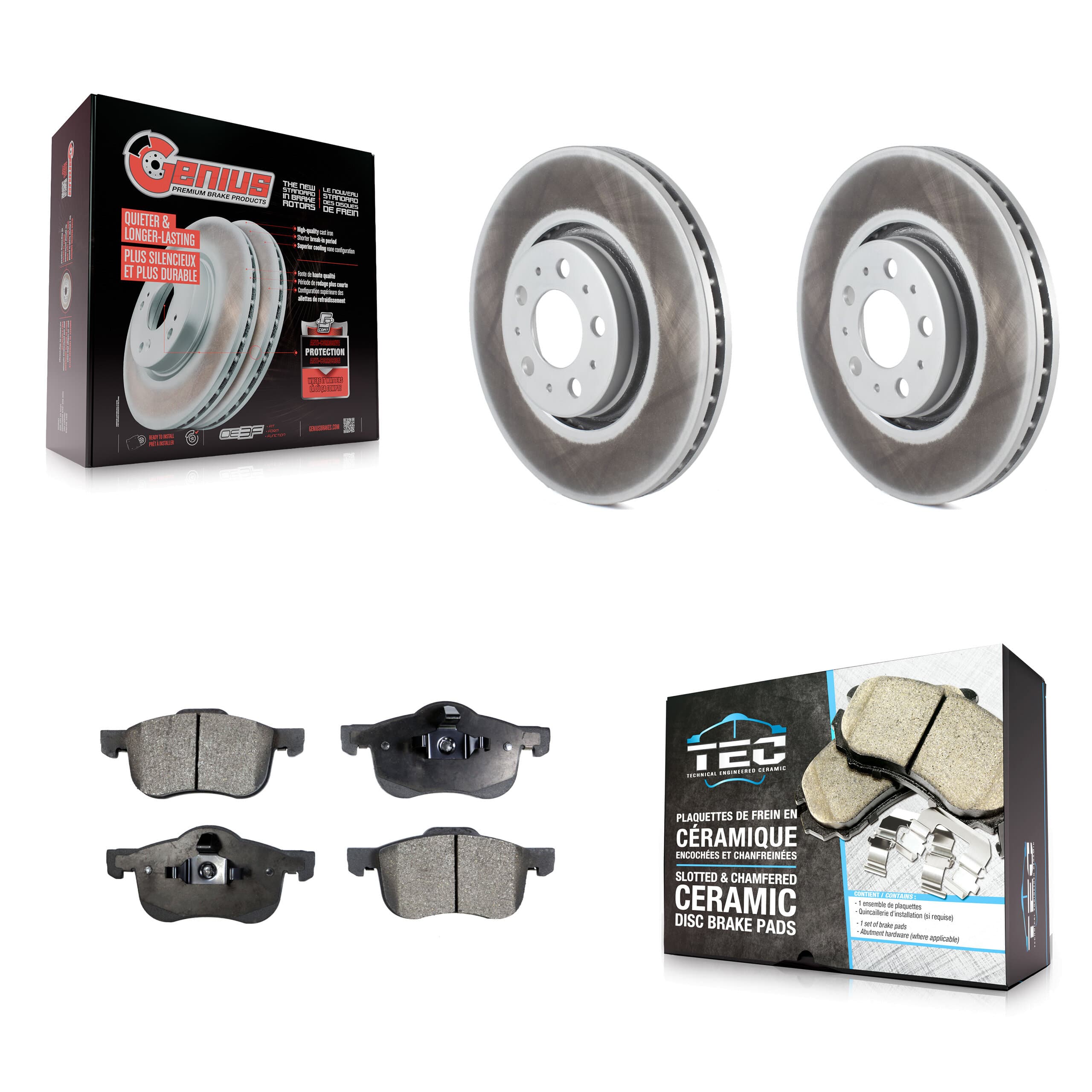 Transit Auto - KGT-100309 - Front Disc Brake Kits image 1