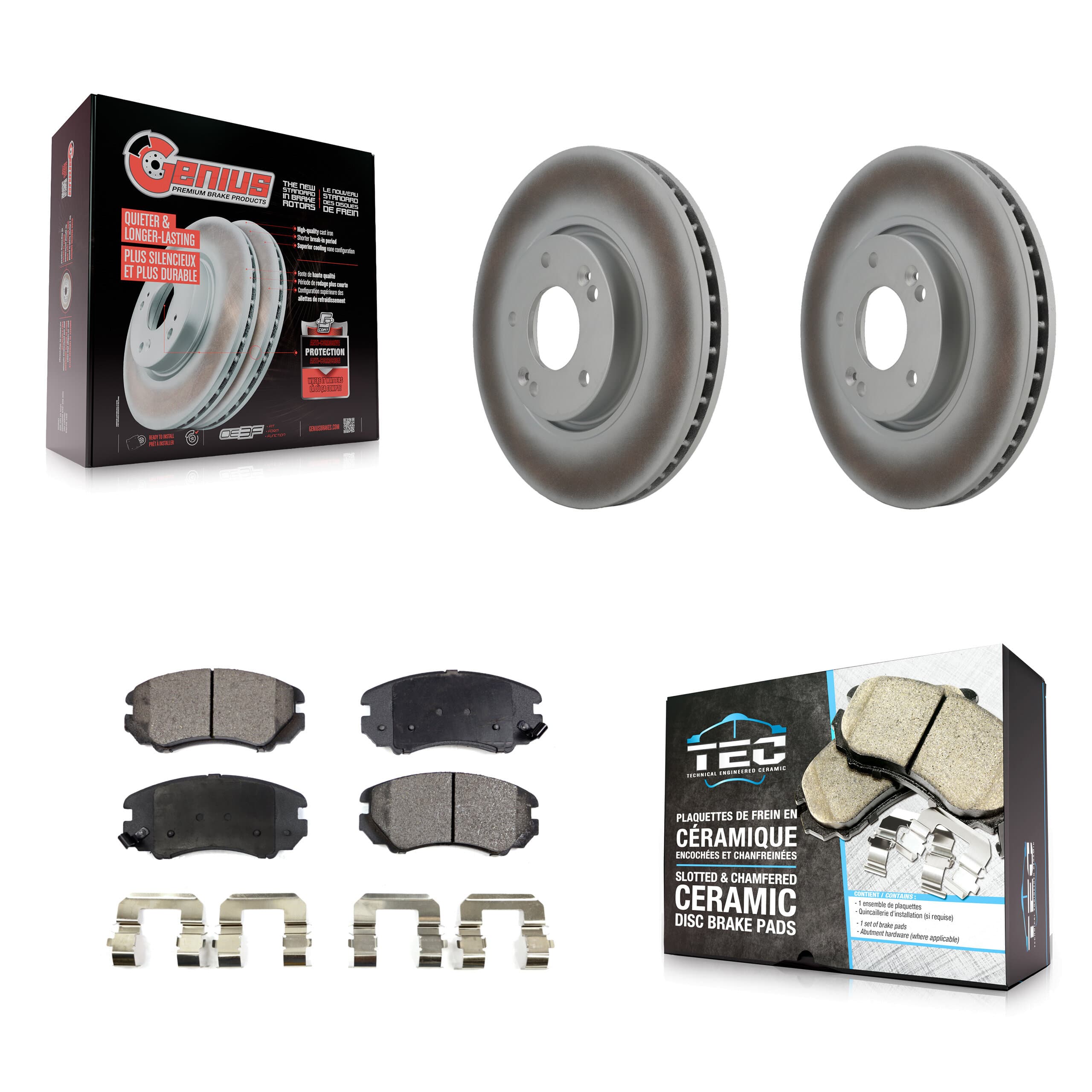 Transit Auto - KGT-100371 - Front Disc Brake Kits image 1