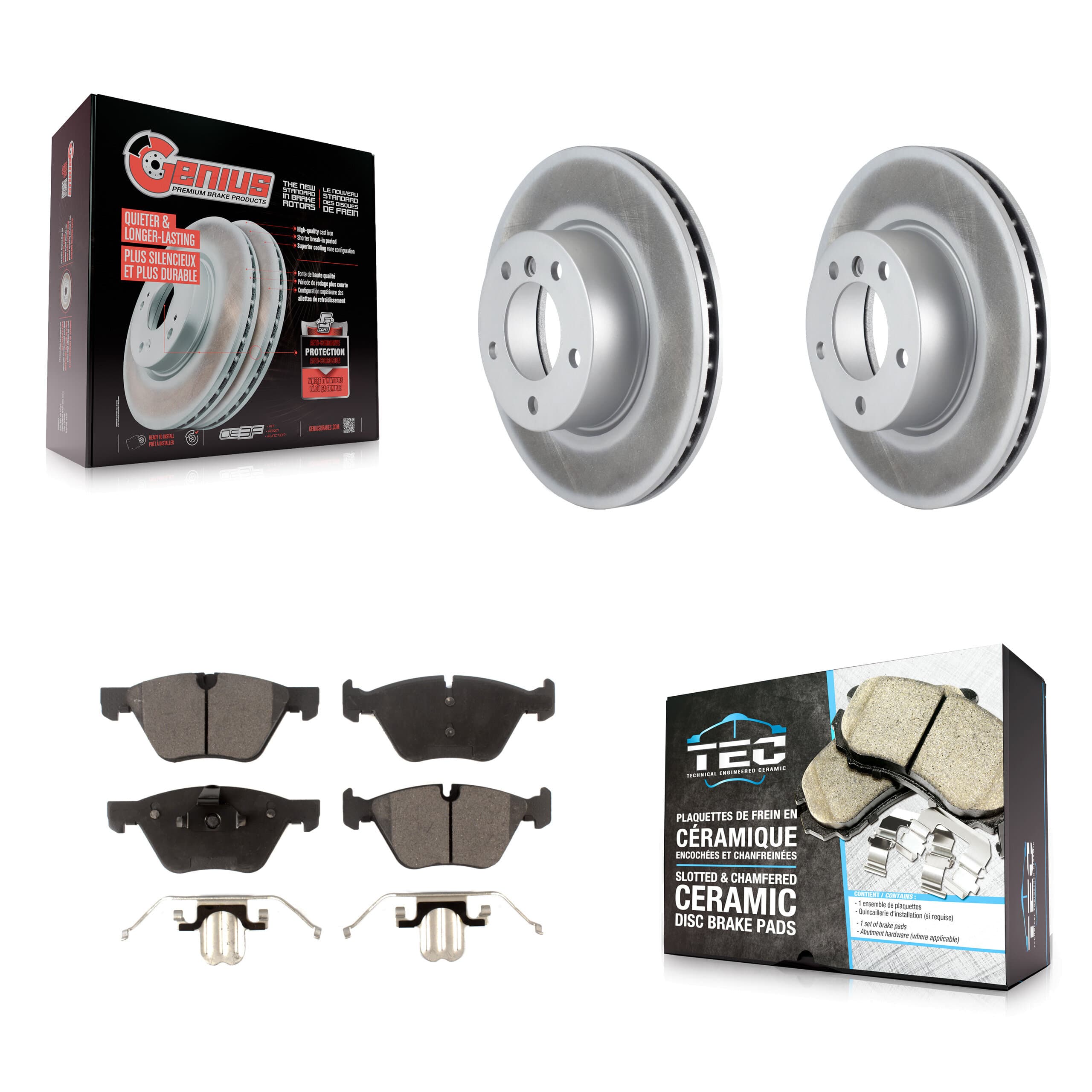 Transit Auto - KGT-100381 - Front Disc Brake Kits image 1