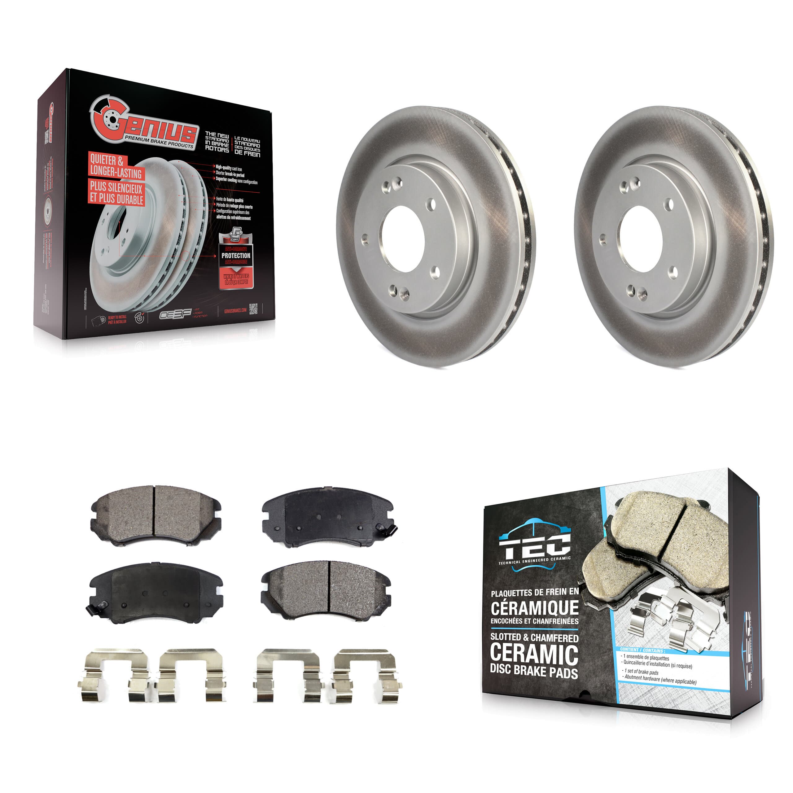 Transit Auto - KGT-100385 - Front Disc Brake Kits image 1