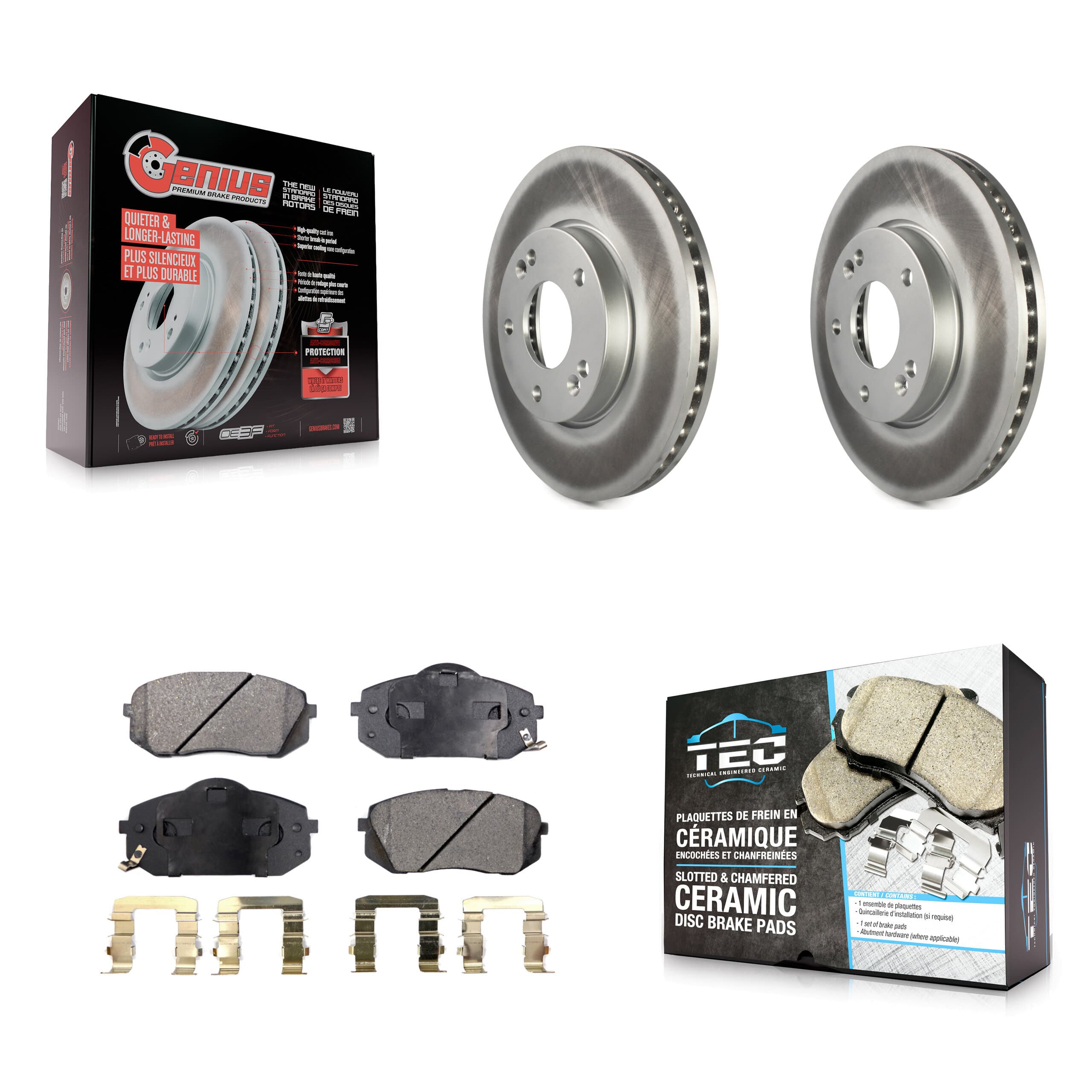 Transit Auto - KGT-100414 - Front Disc Brake Kits image 1