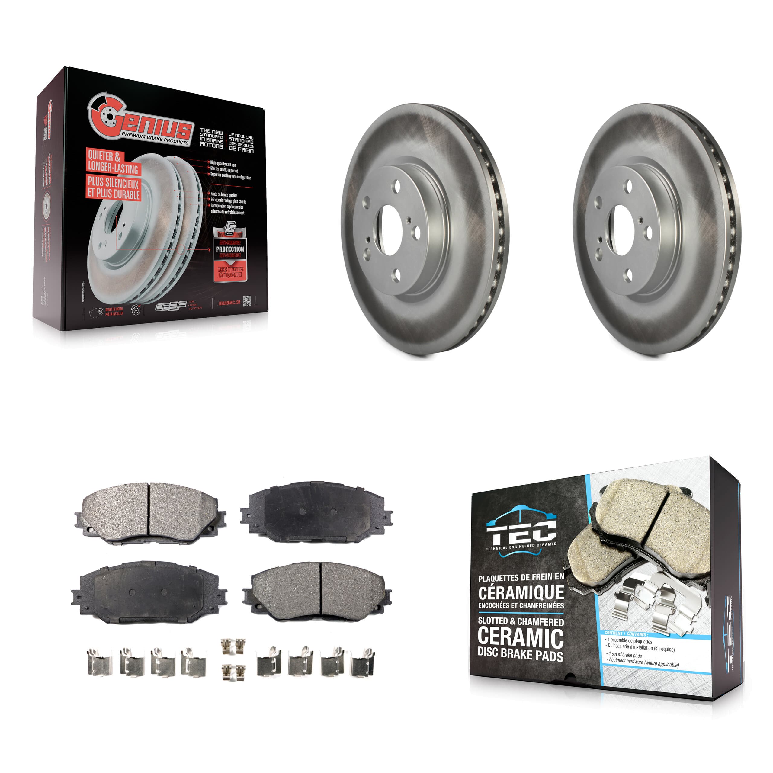 Transit Auto - KGT-100420 - Front Disc Brake Kits image 1