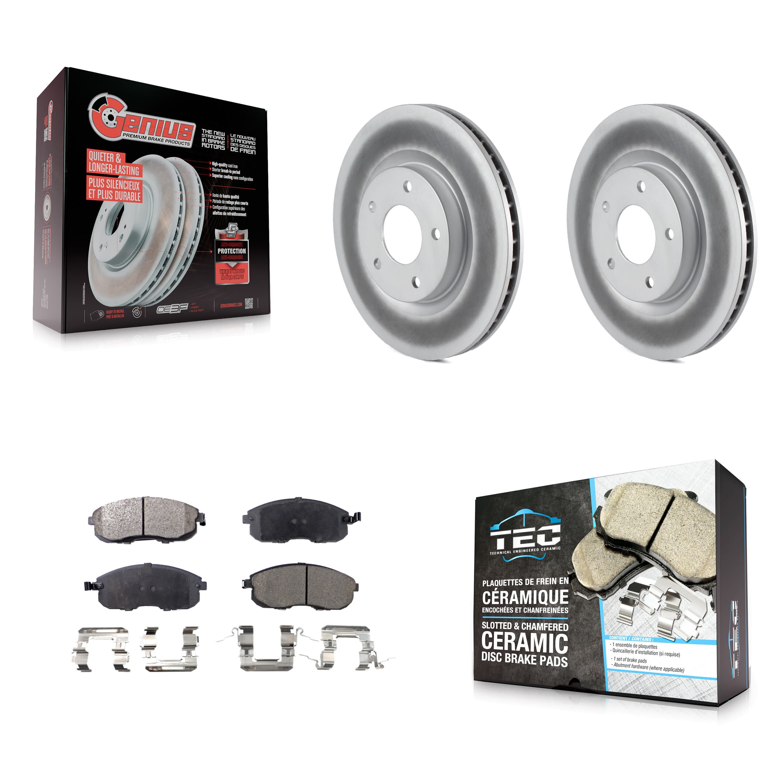Transit Auto - KGT-100425 - Front Disc Brake Kits image 1