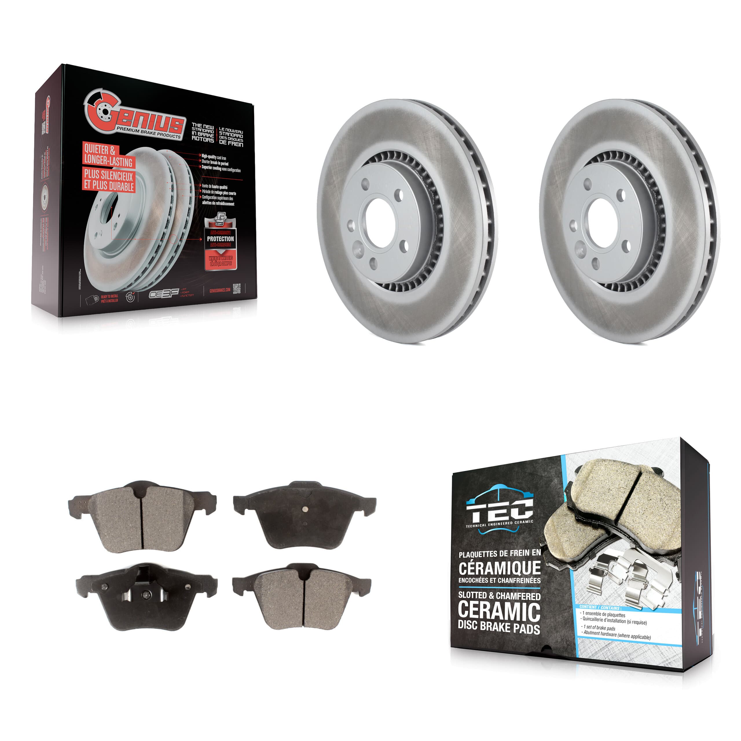 Transit Auto - KGT-100427 - Front Disc Brake Kits image 1