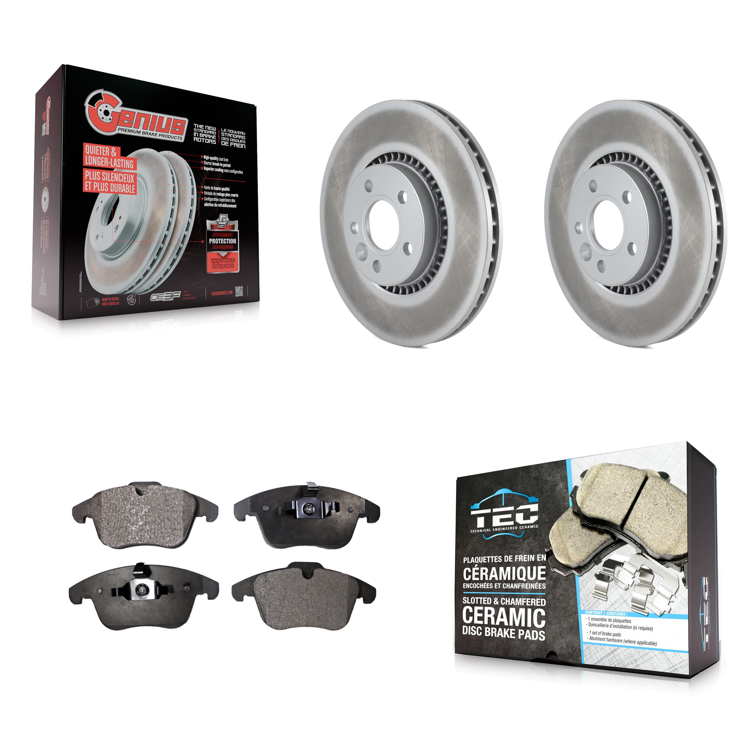 Transit Auto - KGT-100428 - Front Disc Brake Kits image 1