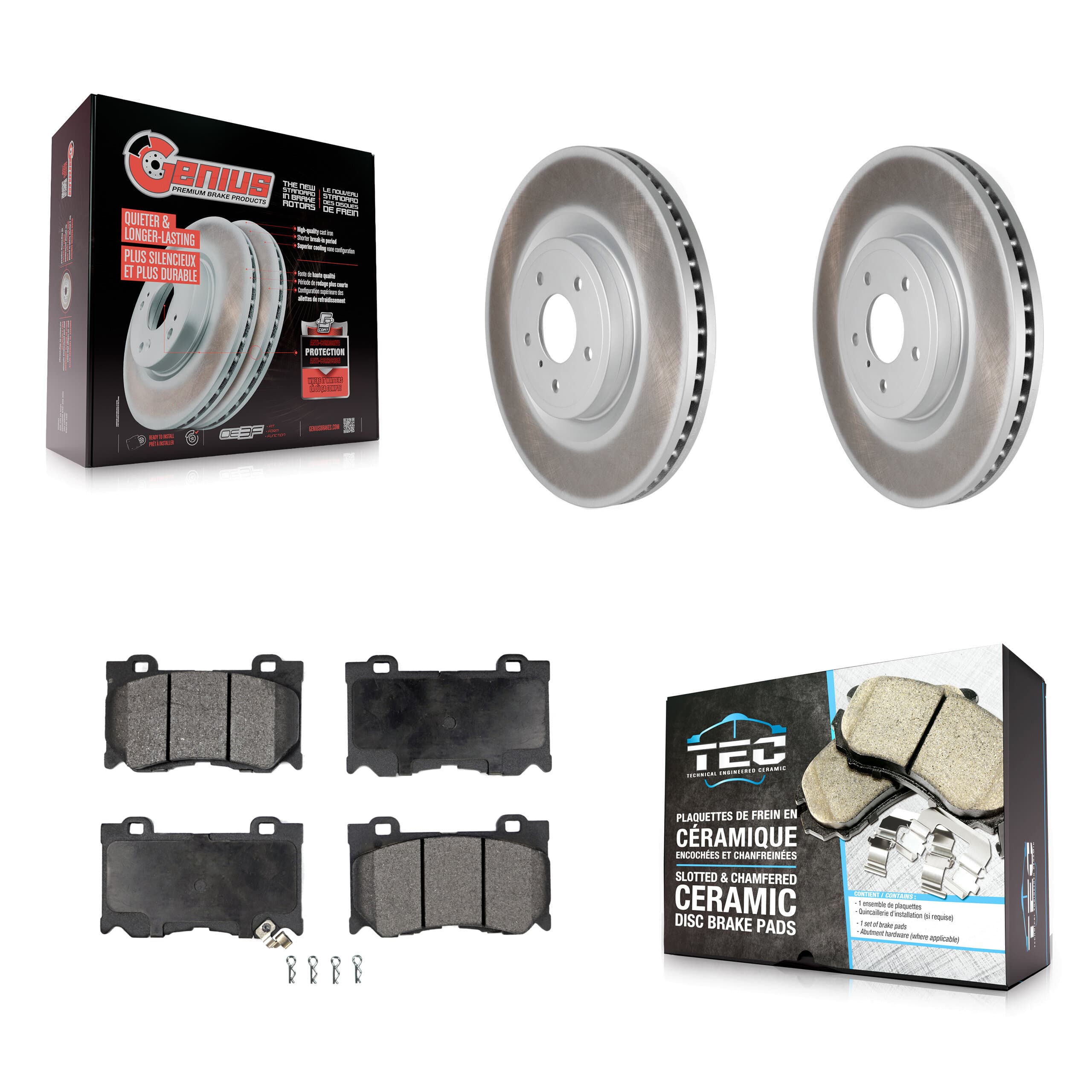 Transit Auto - KGT-100438 - Front Disc Brake Kits image 1