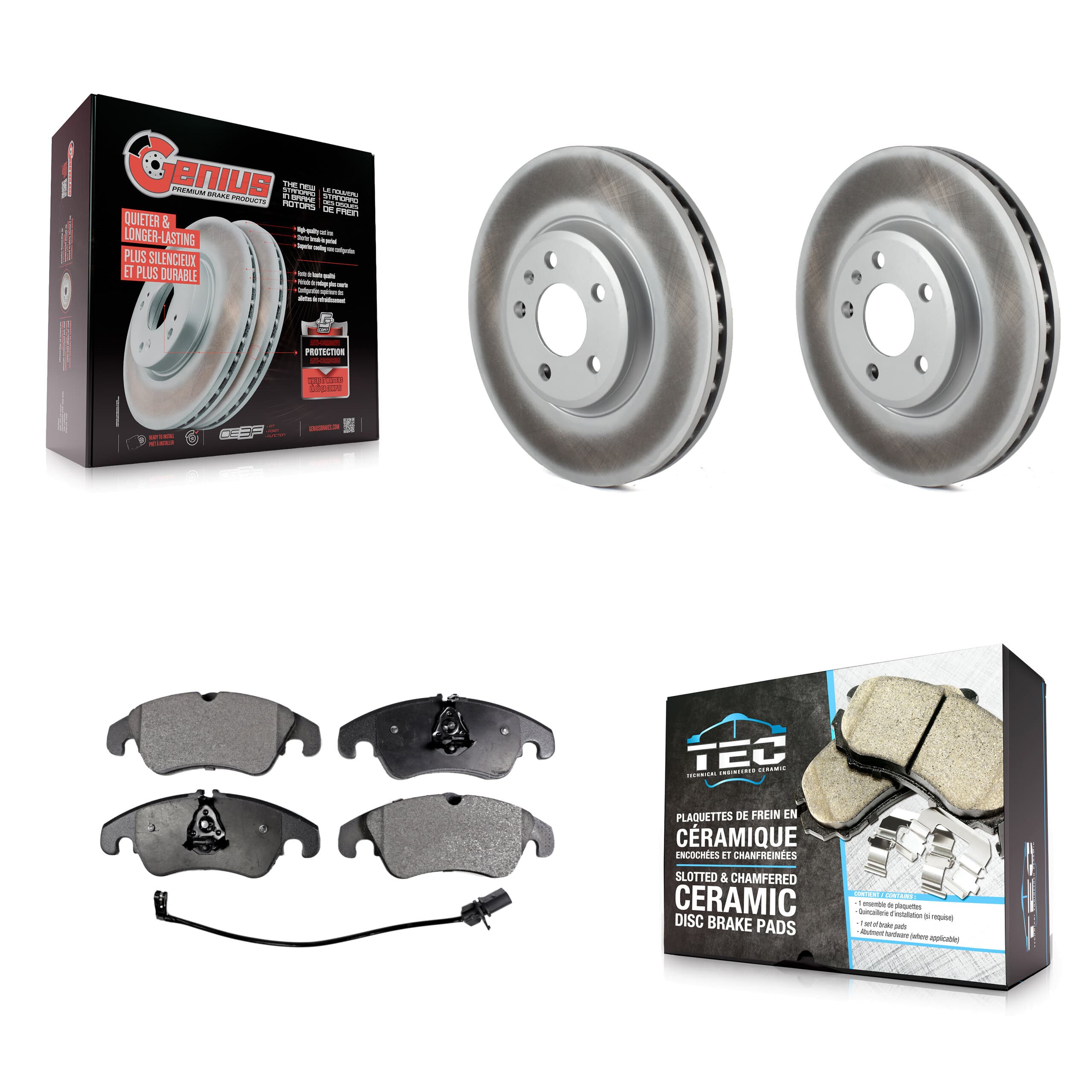 Transit Auto - KGT-100446 - Front Disc Brake Kits image 1