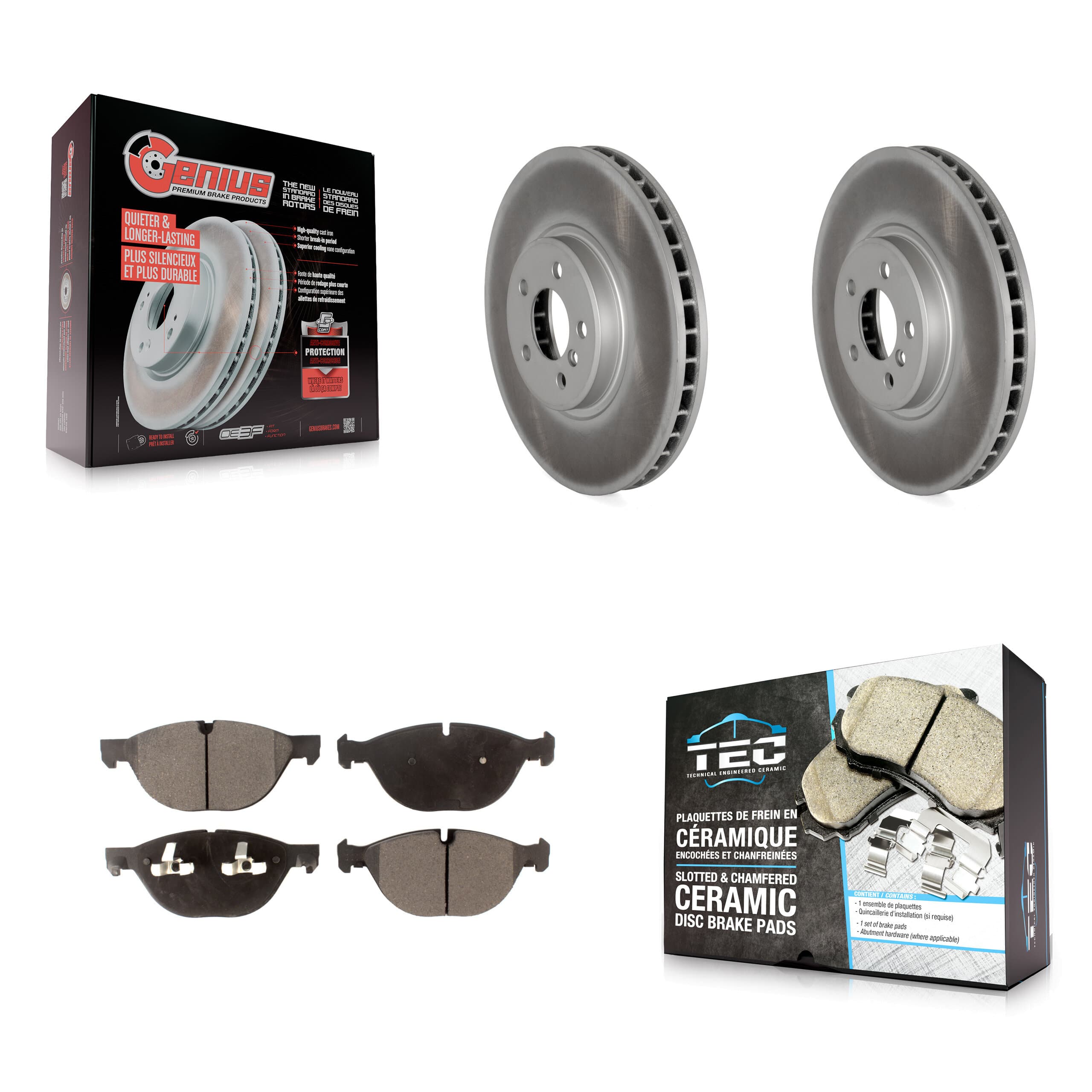 Transit Auto - KGT-100450 - Front Disc Brake Kits image 1