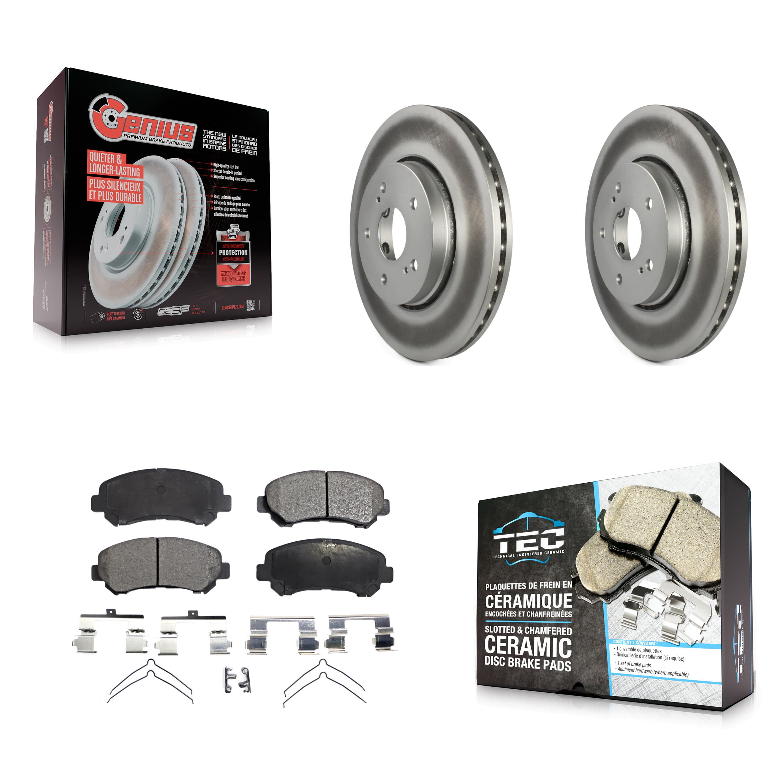Transit Auto - KGT-100474 - Front Disc Brake Kits image 1