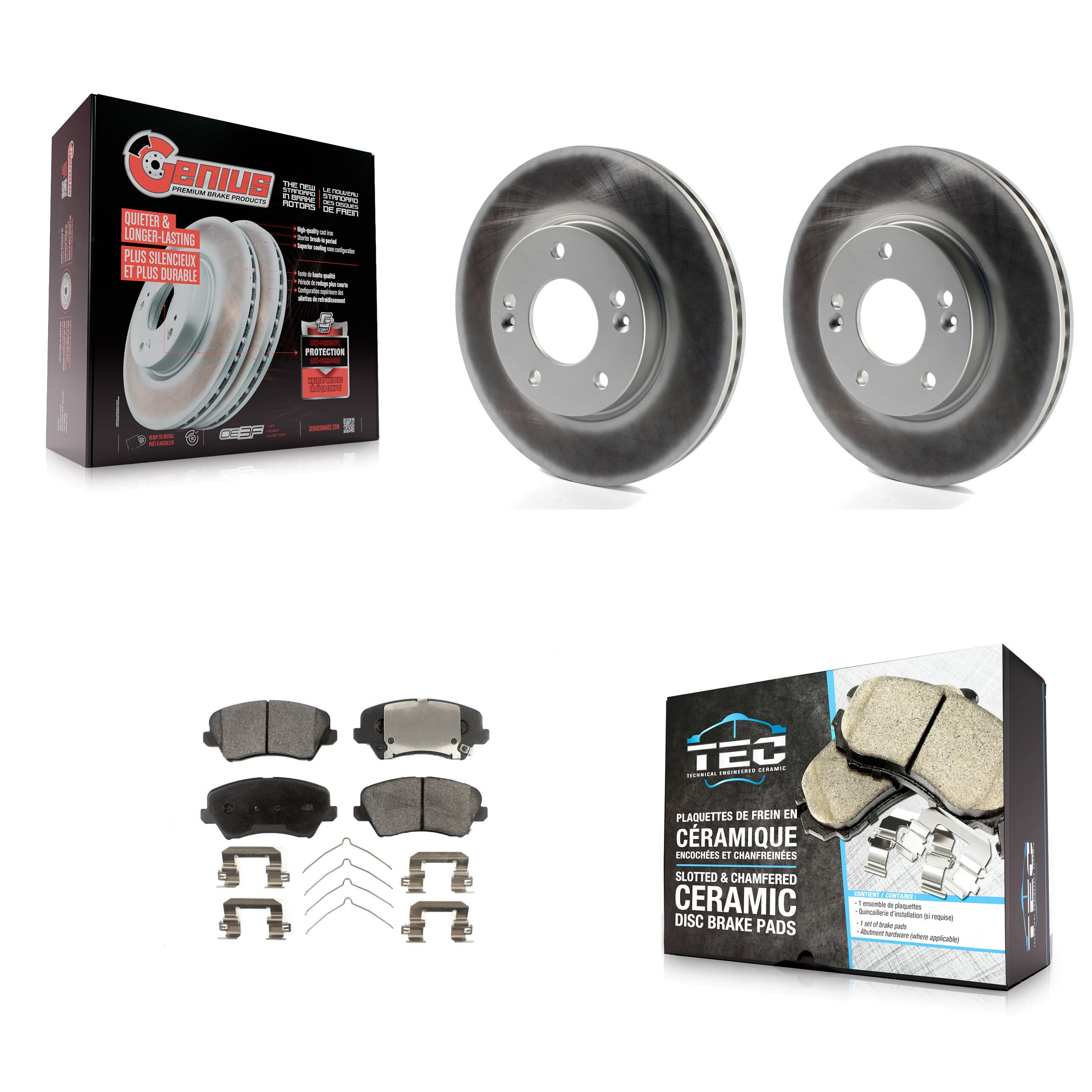 Transit Auto - KGT-100484 - Front Disc Brake Kits image 1