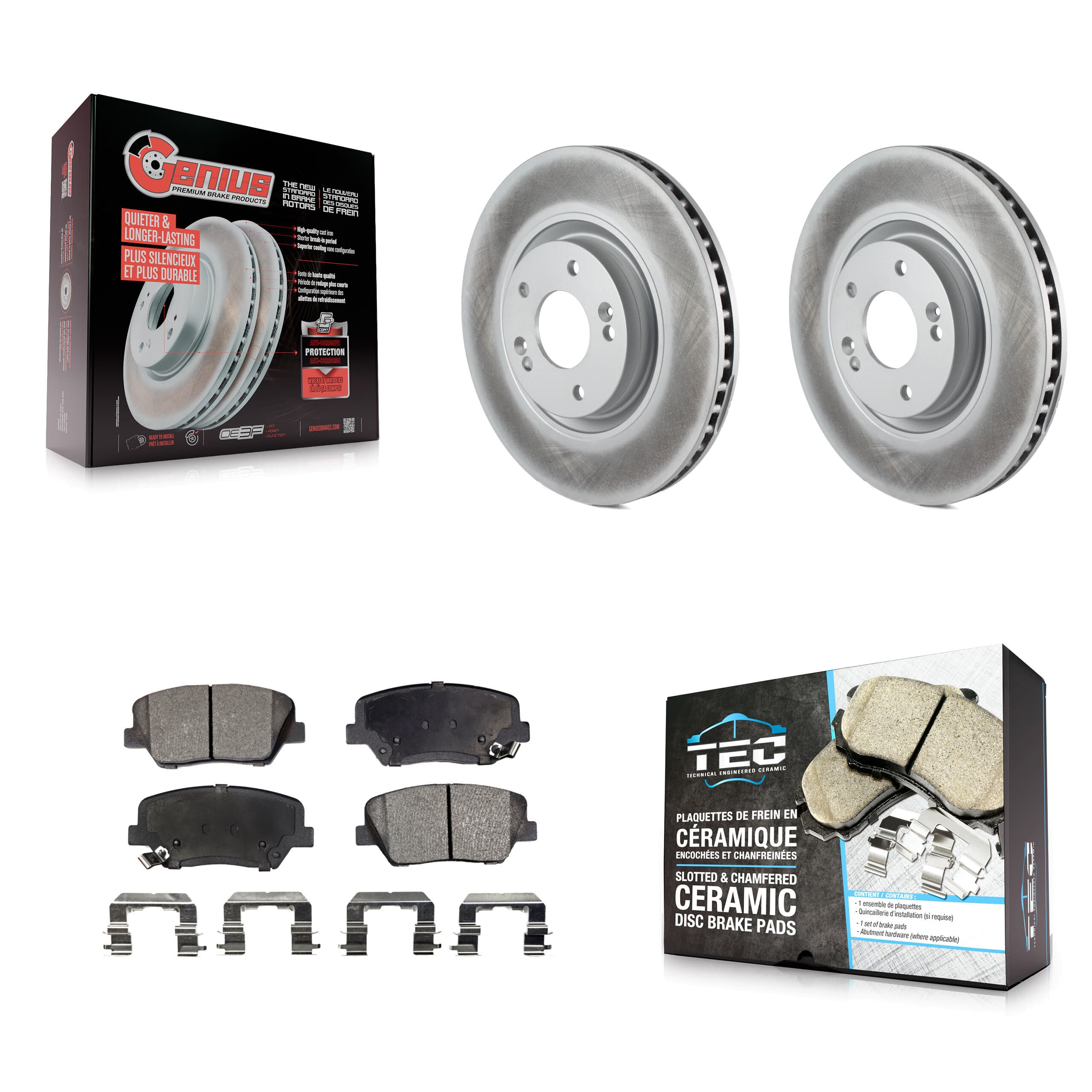 Transit Auto - KGT-100488 - Front Disc Brake Kits image 1