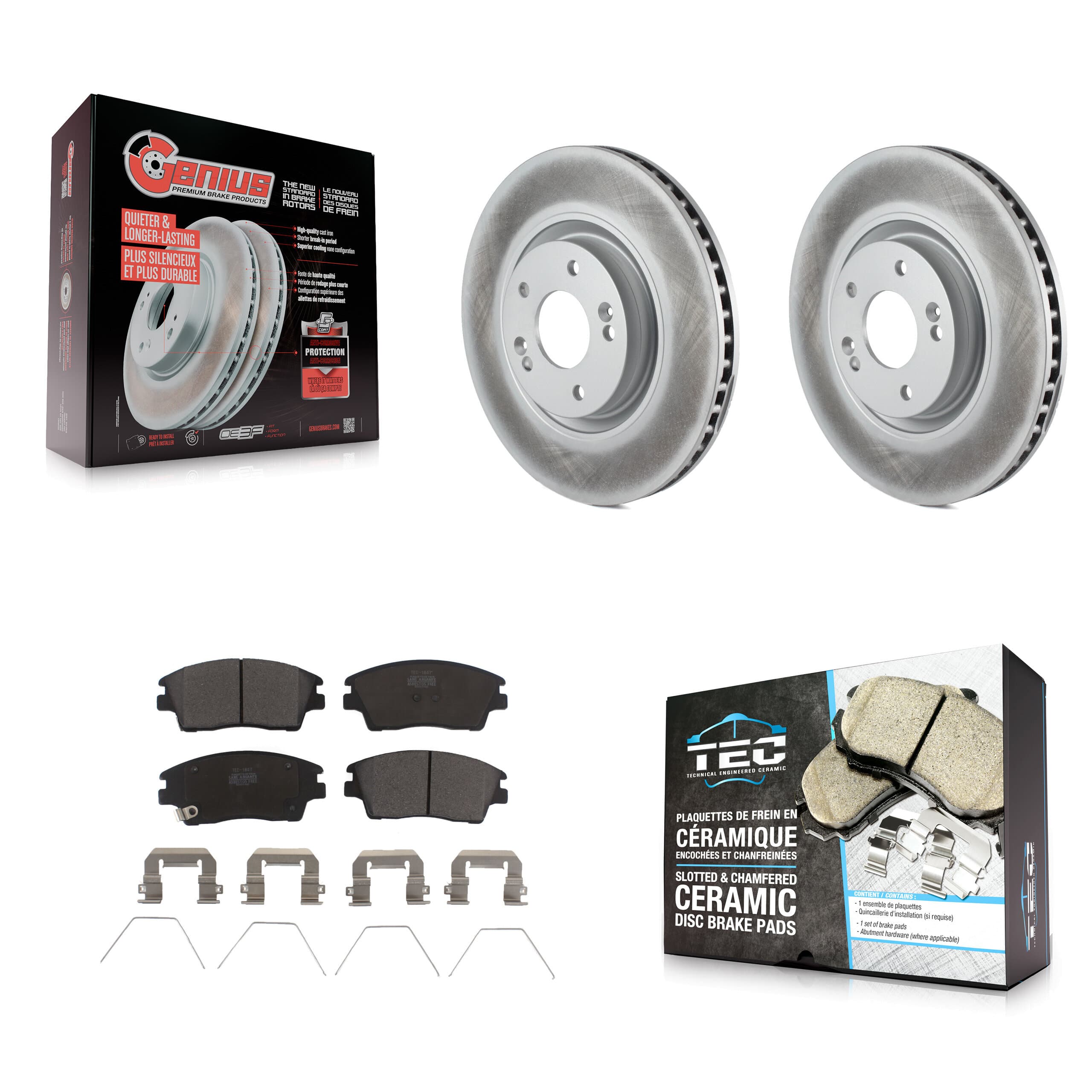 Transit Auto - KGT-100489 - Front Disc Brake Kits image 1