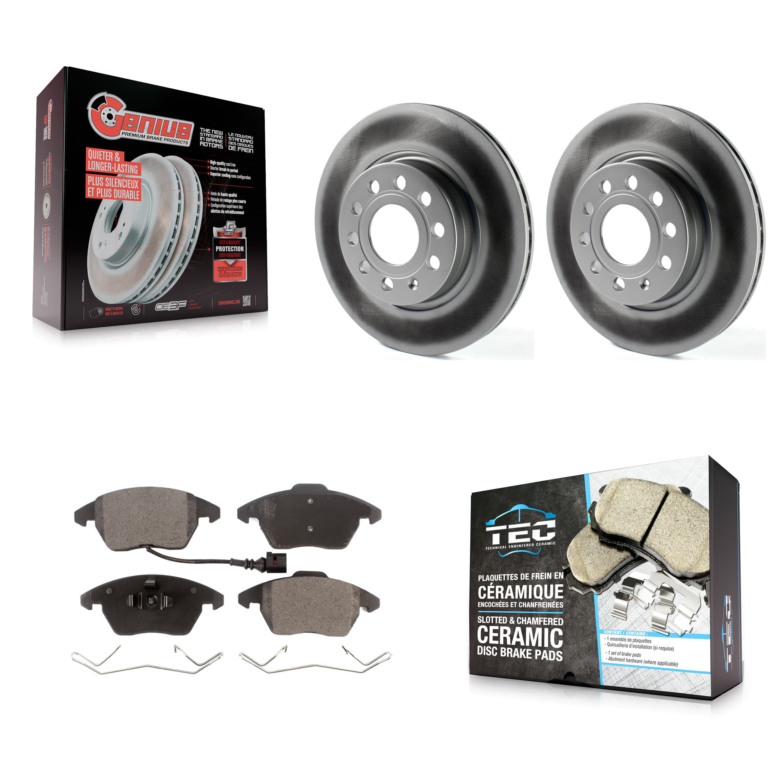 Transit Auto - KGT-100493 - Front Disc Brake Kits image 1