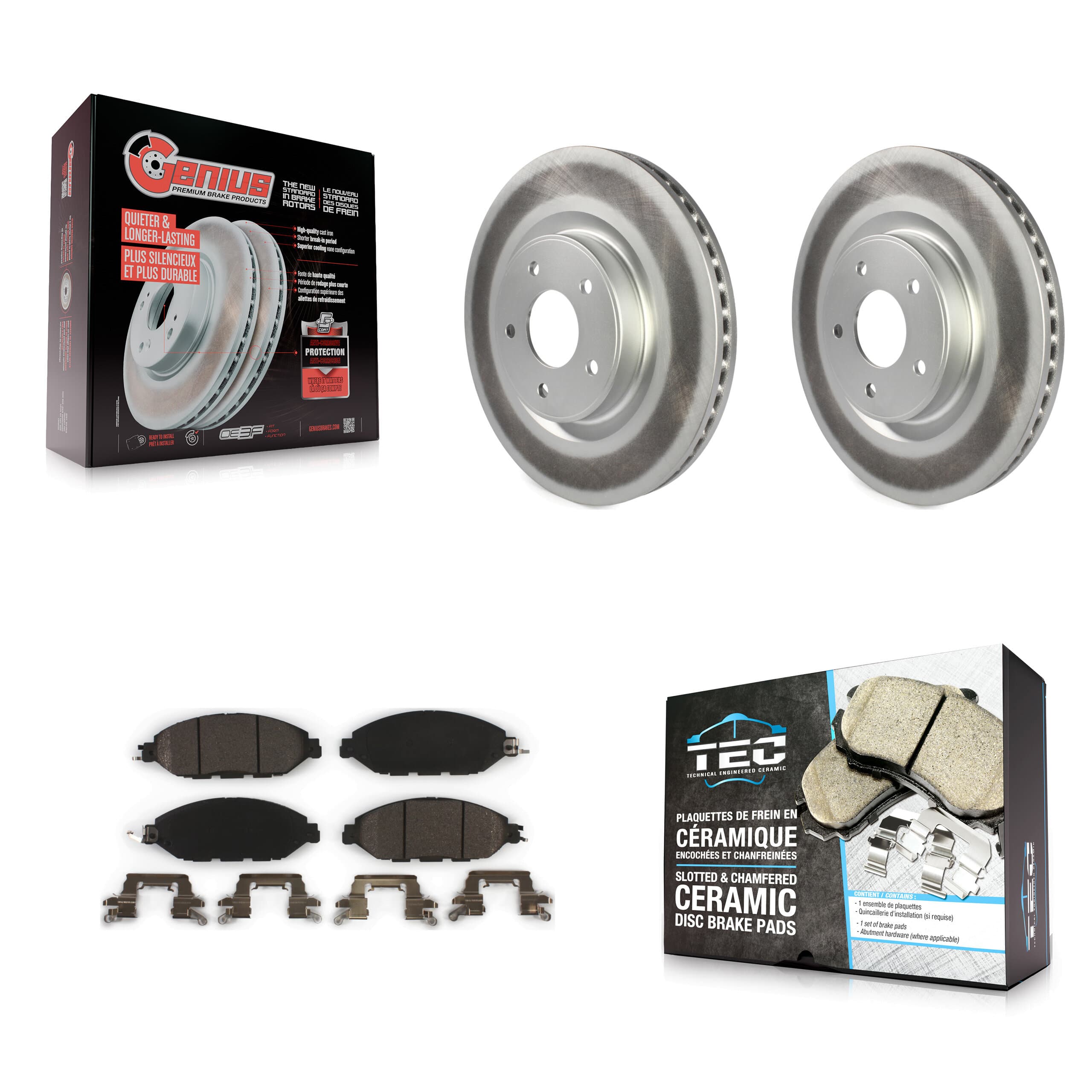 Transit Auto - KGT-100525 - Front Disc Brake Kits image 1