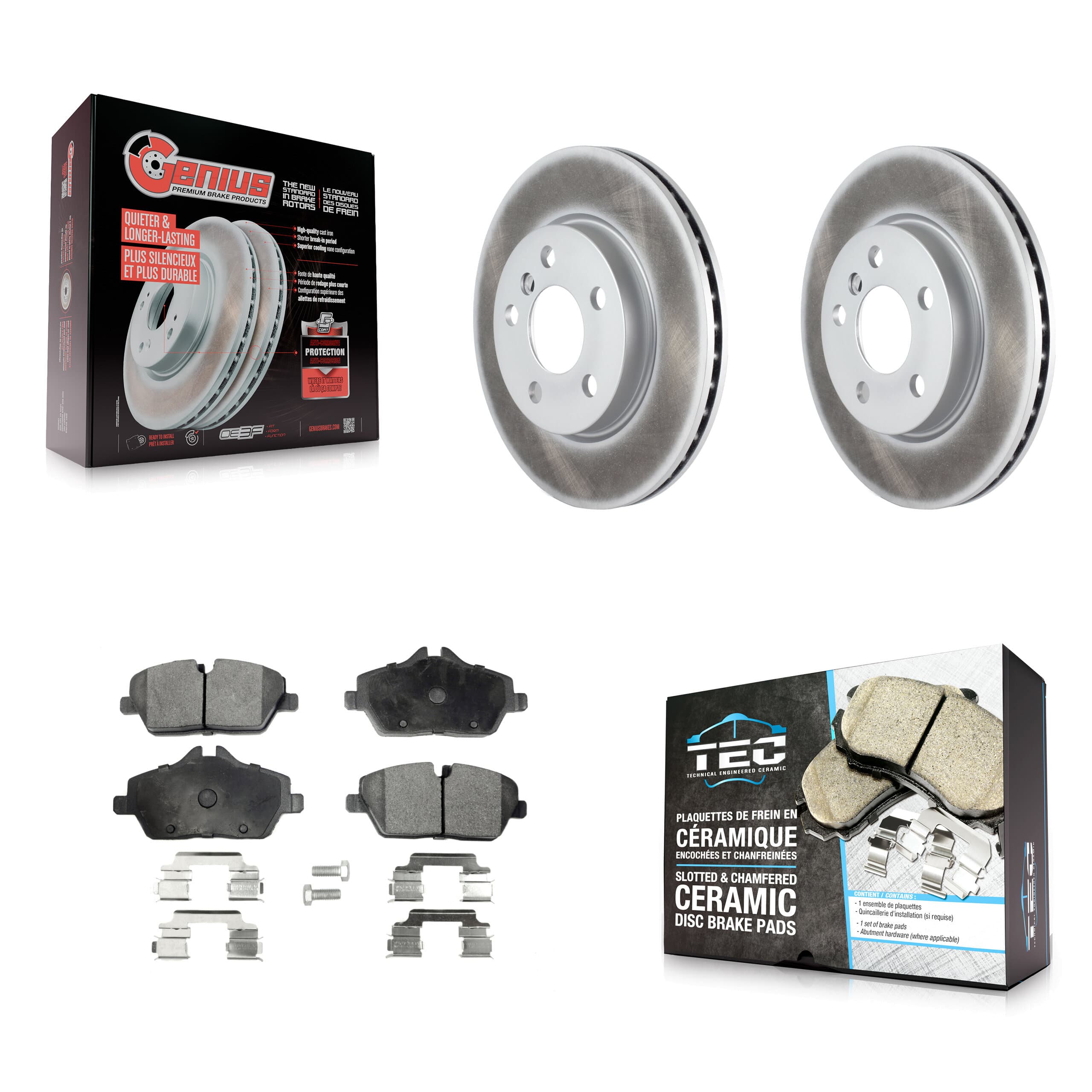 Transit Auto - KGT-100554 - Front Disc Brake Kits image 1