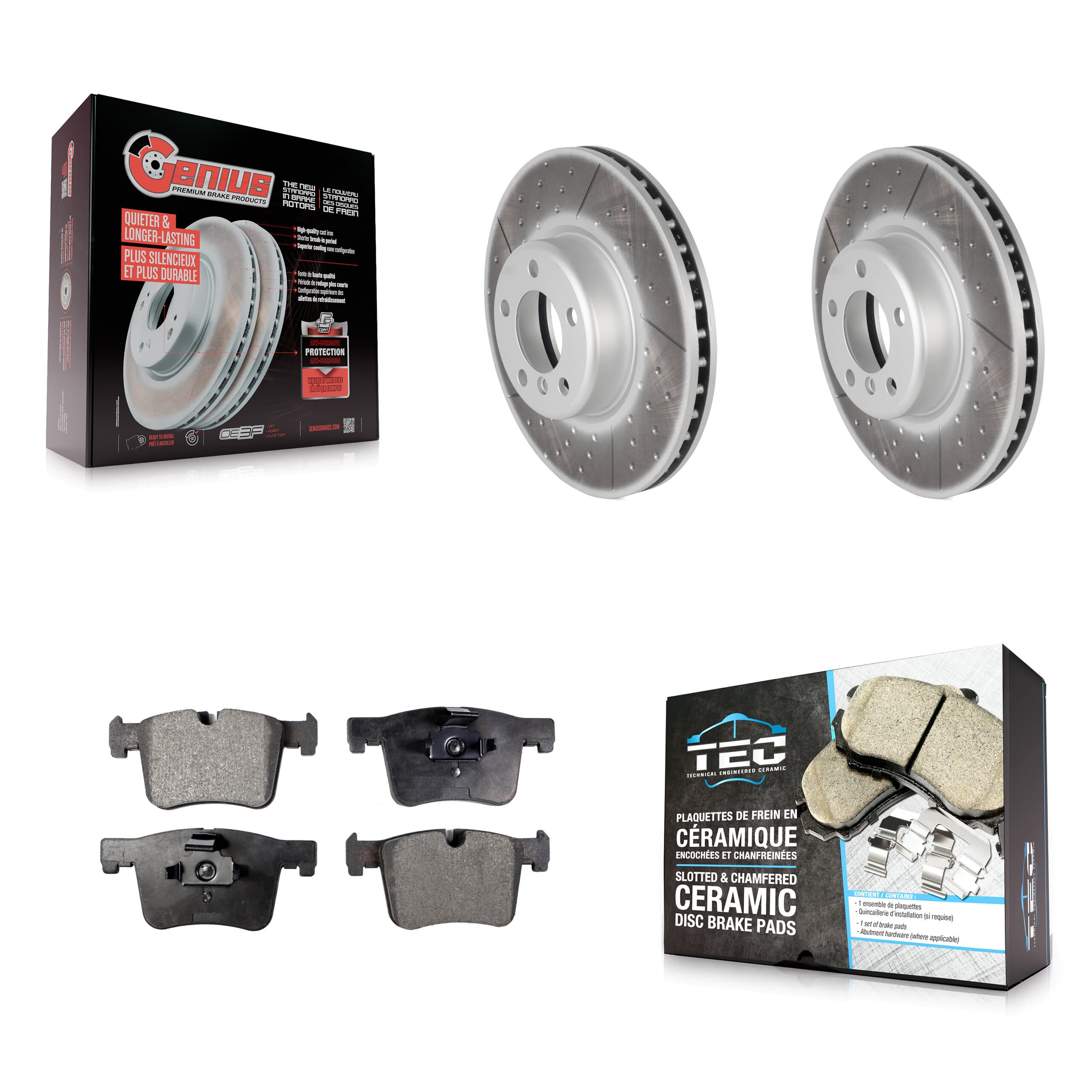 Transit Auto - KGT-100560 - Front Disc Brake Kits image 1