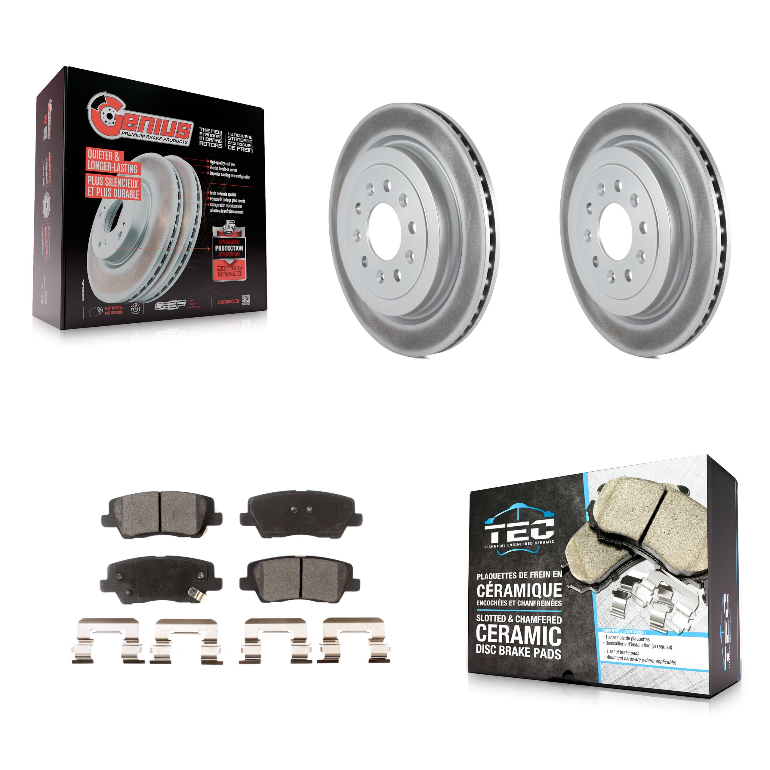 Transit Auto - KGT-101333 - Rear Disc Brake Kits image 1