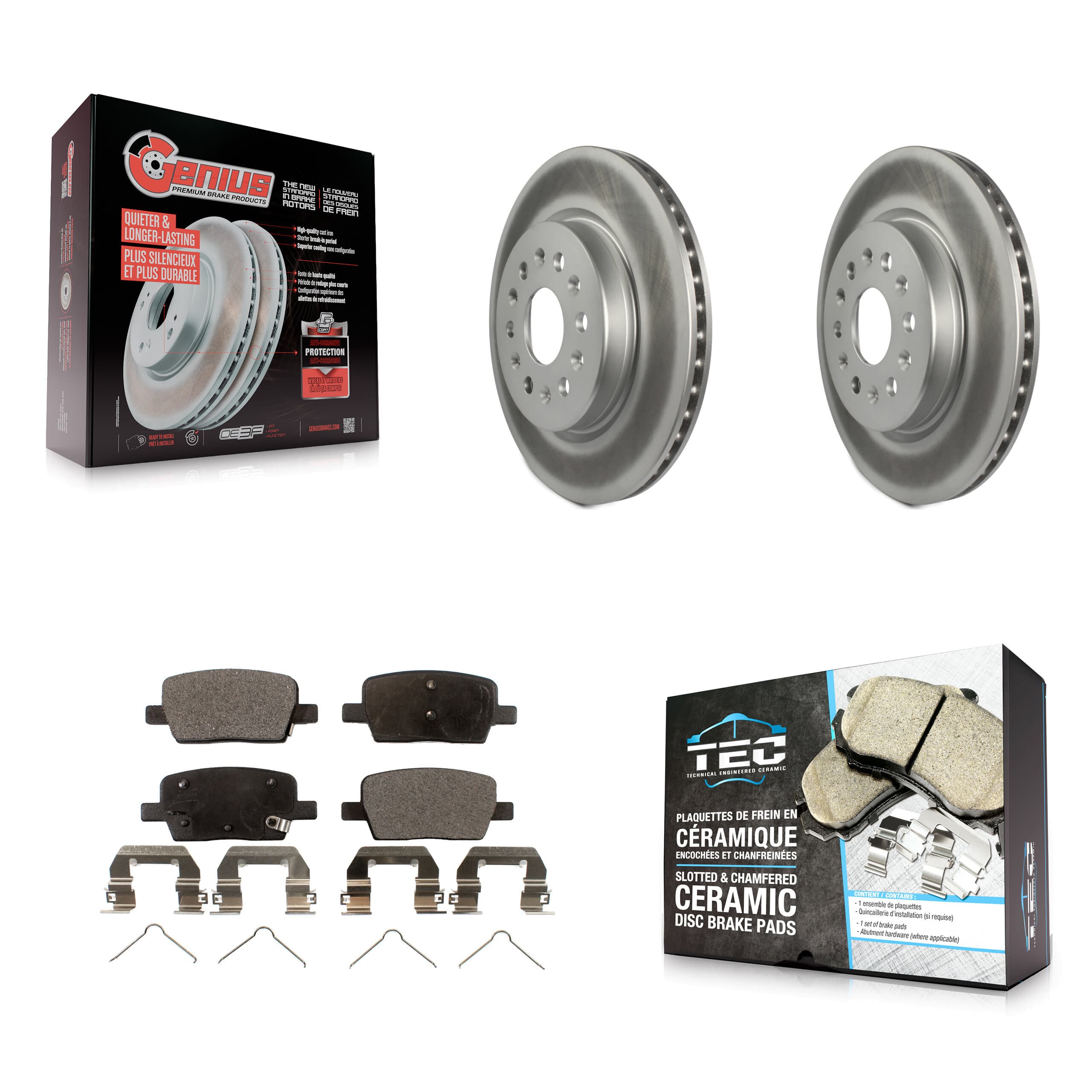 Transit Auto - KGT-101335 - Rear Disc Brake Kits image 1