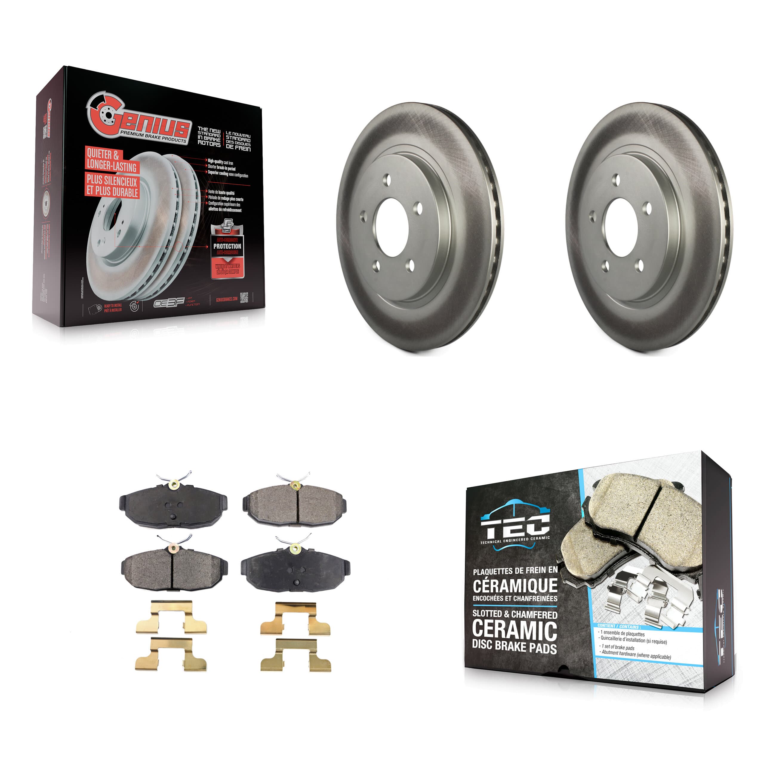 Transit Auto - KGT-101355 - Rear Disc Brake Kits image 1