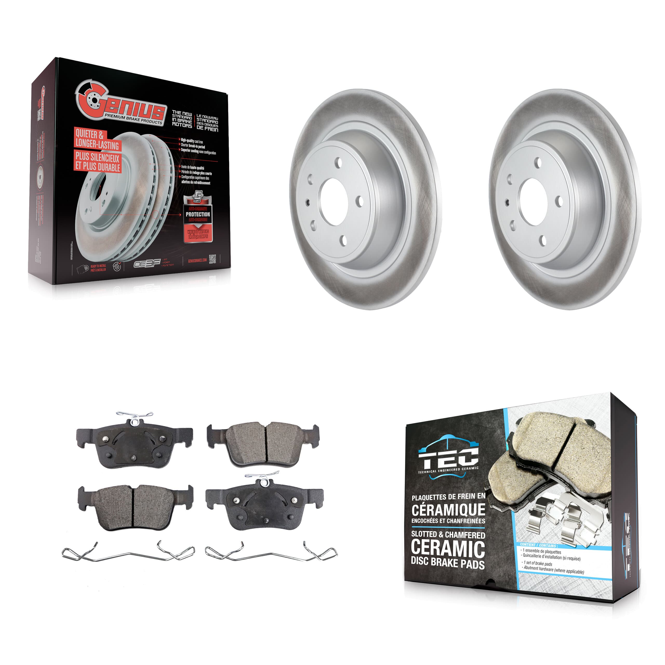 Transit Auto - KGT-101380 - Rear Disc Brake Kits image 1