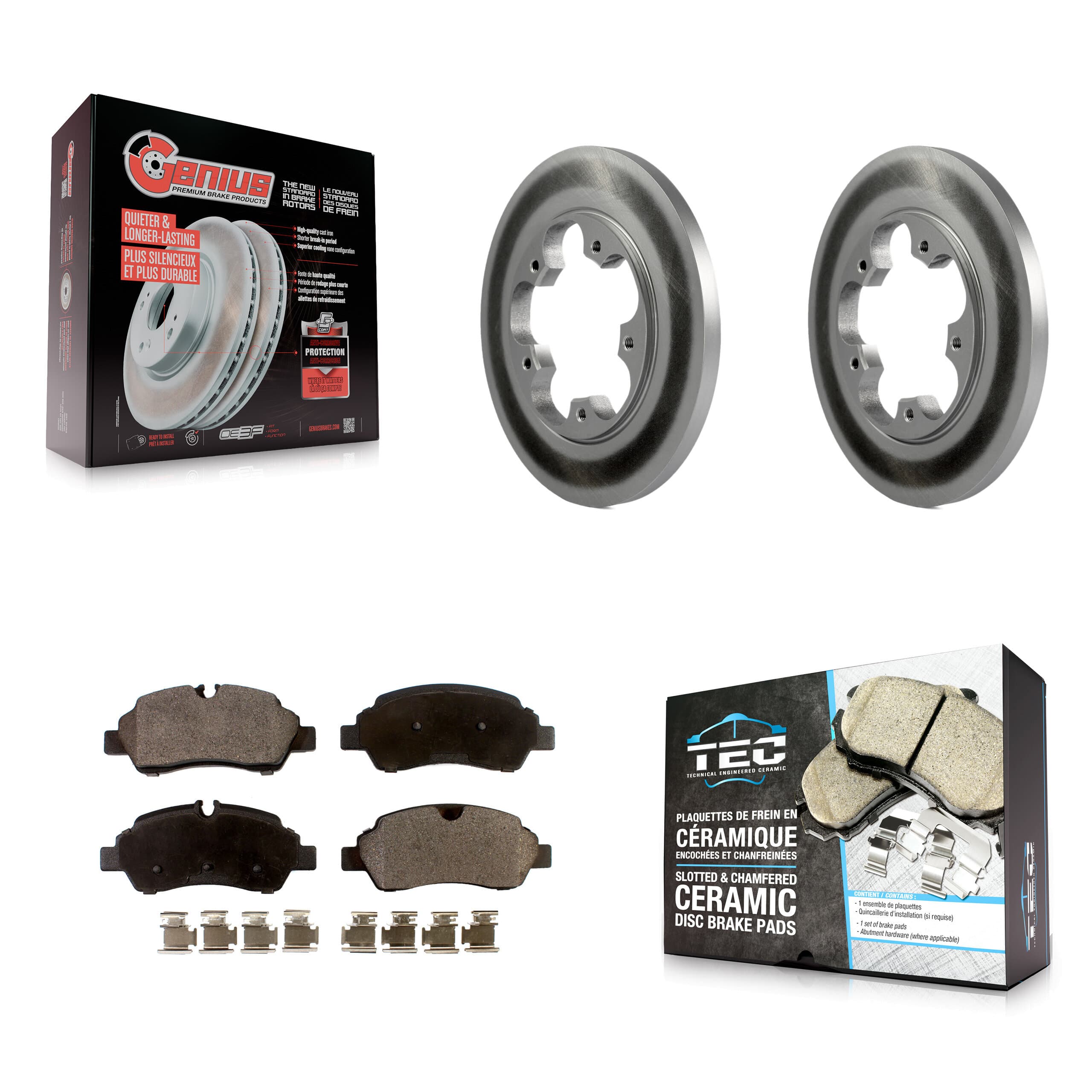 Transit Auto - KGT-101385 - Rear Disc Brake Kits image 1