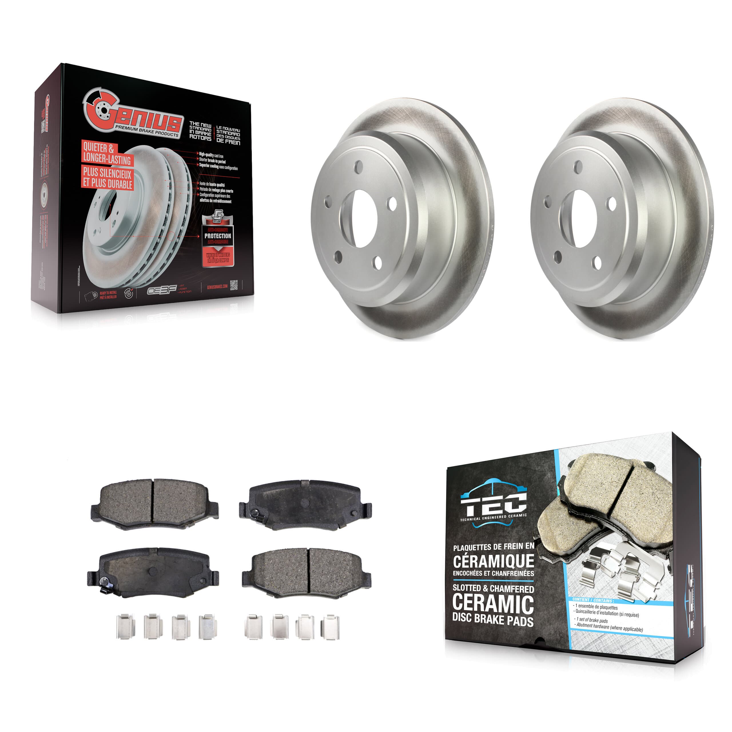 Transit Auto - KGT-101407 - Rear Disc Brake Kits image 1